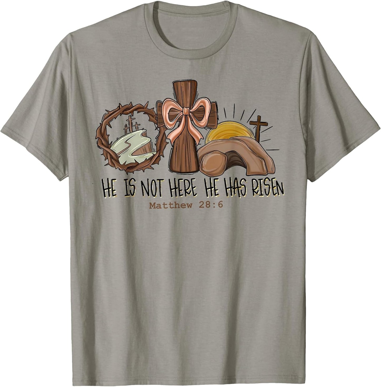 Easter Christian He is Risen Jesus Men Women Kids Unisex T-shirt, Sweatshirt, Hoodie, Long Sleeve Tee - T-Shirt, Sweatshirt, Hoodie