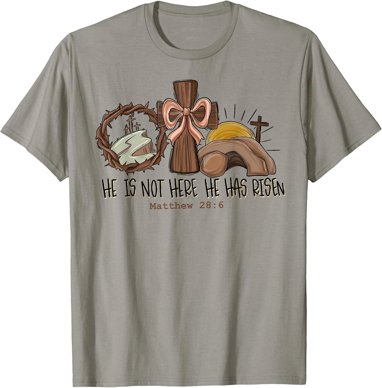 Easter Christian He is Risen Jesus Men Women Kids Unisex T-shirt, Sweatshirt, Hoodie, Long Sleeve Tee - T-Shirt, Sweatshirt, Hoodie
