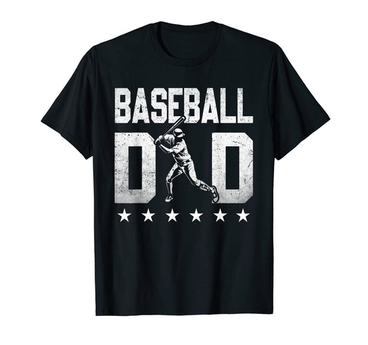 Baseball Players Dad Fathers Day T-Shirt - Unique Graphic for Adults - T-Shirt, Sweatshirt, Hoodie
