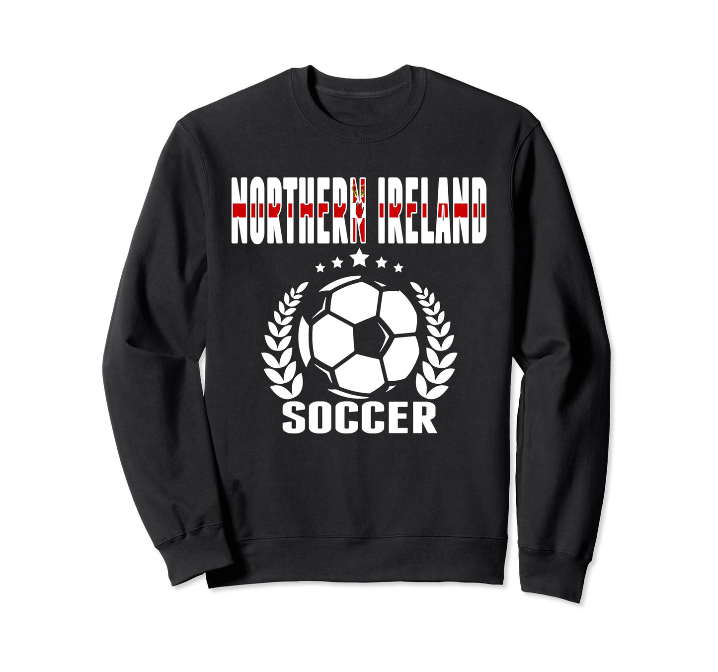 Northern Ireland Soccer Fans Sweatshirt - Aesthetic Graphic for Adults - T-Shirt, Sweatshirt, Hoodie