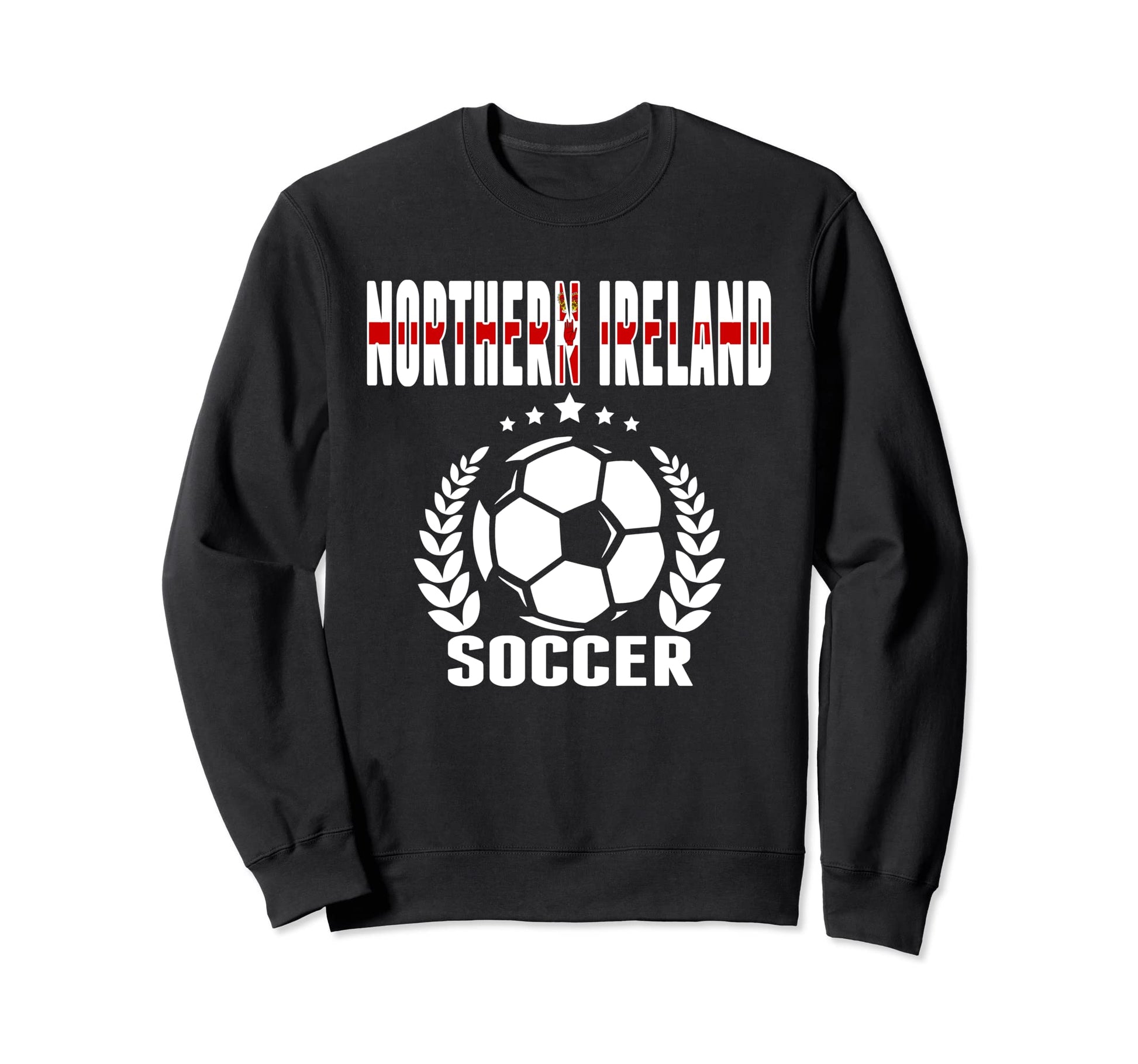 Northern Ireland Soccer Fans Sweatshirt - Aesthetic Graphic for Adults - T-Shirt, Sweatshirt, Hoodie