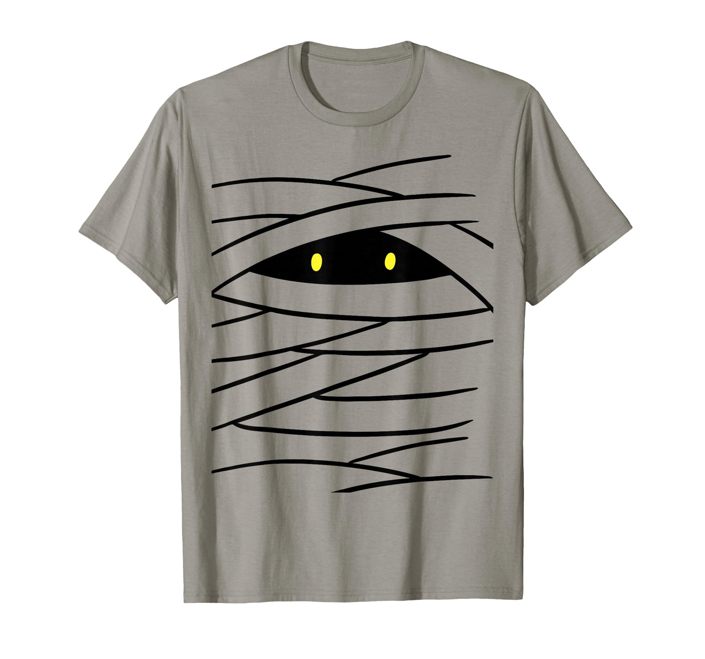 Mummy Costume Easy Haloween Funny Wrap T-Shirt - Unique Graphic Men Women - T-Shirt, Sweatshirt, Hoodie