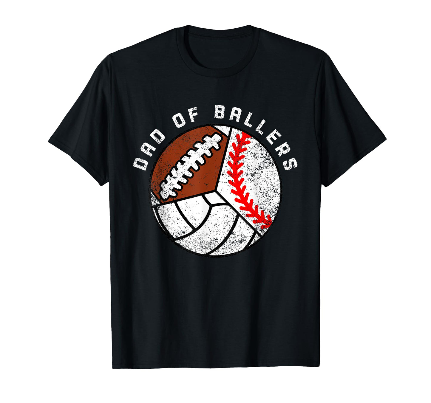Dad Ballers Funny Baseball T-Shirt - Aesthetic Graphic Men Women - T-Shirt, Sweatshirt, Hoodie