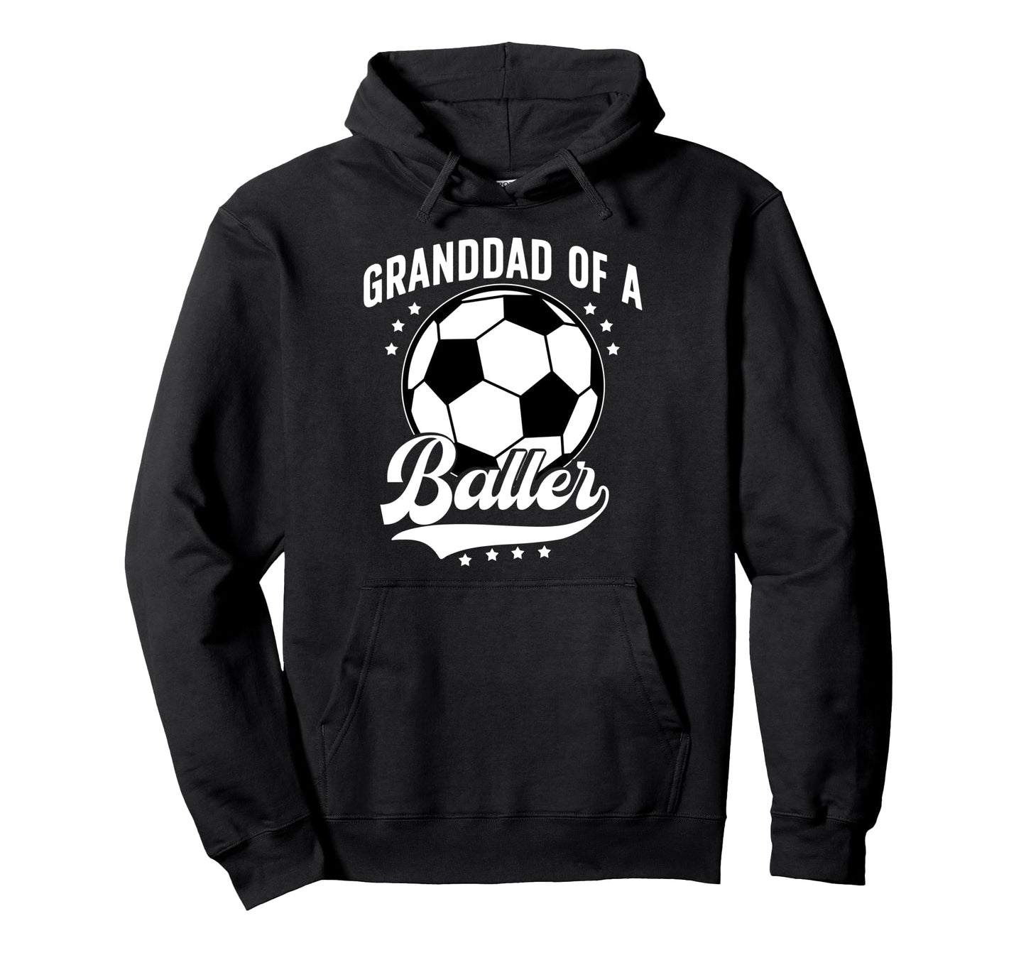 Granddad Baller Soccer Granddad Hoodie - Casual Everyday Wear for Adults - T-Shirt, Sweatshirt, Hoodie