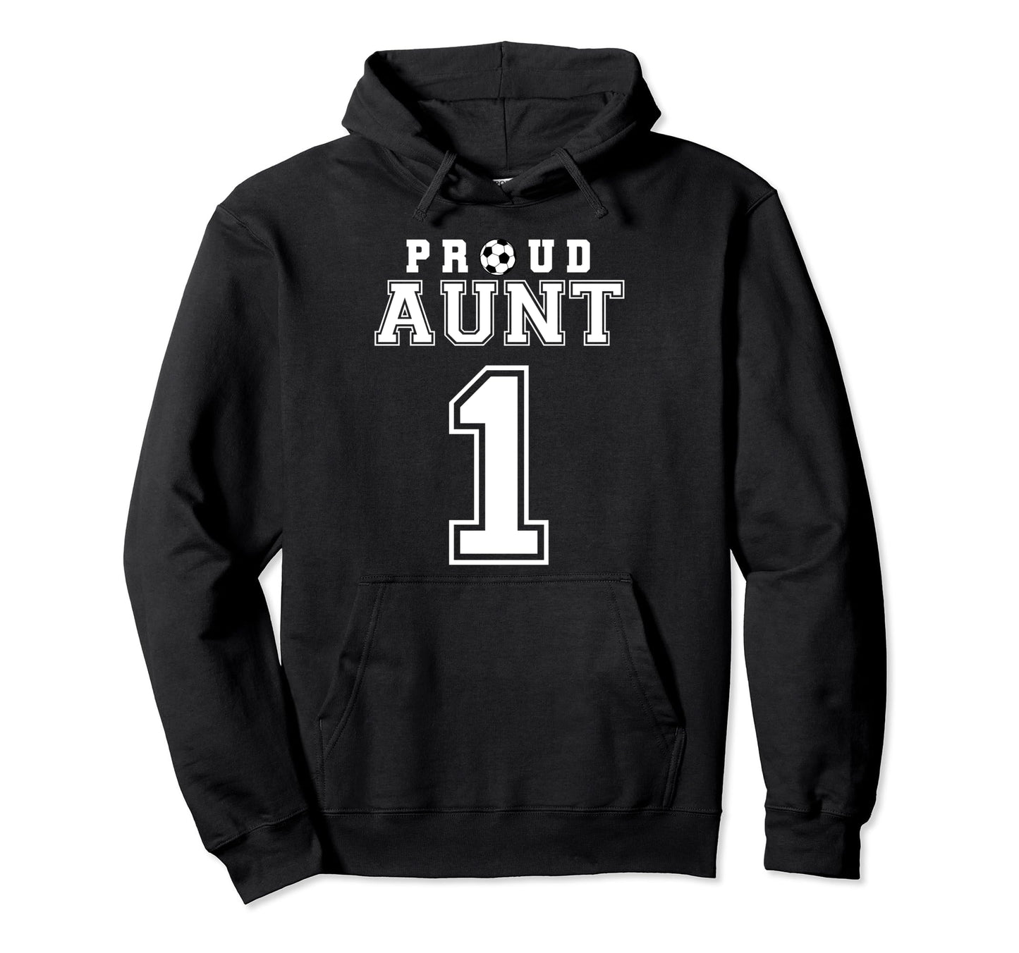 Number 1 Custom Proud Soccer Futbol Hoodie - Novelty Apparel for Adults - T-Shirt, Sweatshirt, Hoodie