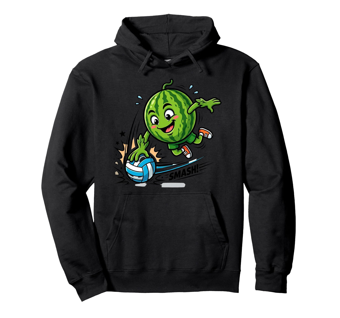 Watermelon Soccer Player Number 7 Hoodie - Minimalist Print Men Women - T-Shirt, Sweatshirt, Hoodie