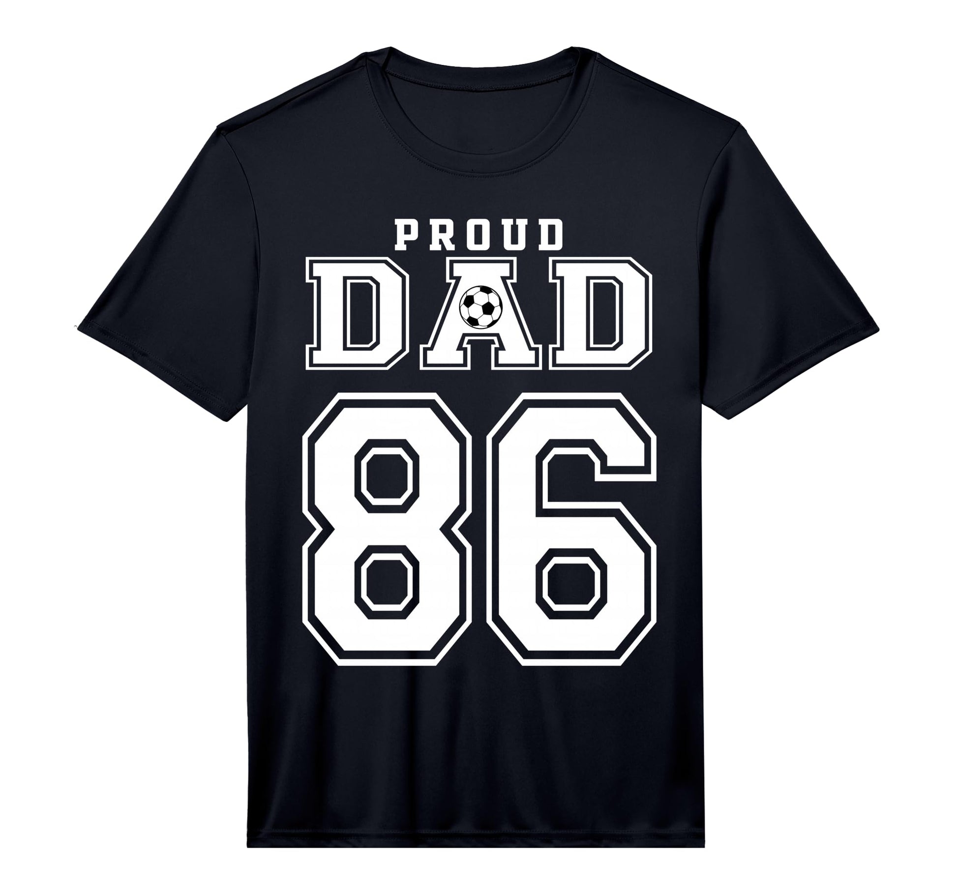 Number 86 Custom Proud Soccer Futbol T-Shirt - Trendy Graphic Men Women - T-Shirt, Sweatshirt, Hoodie