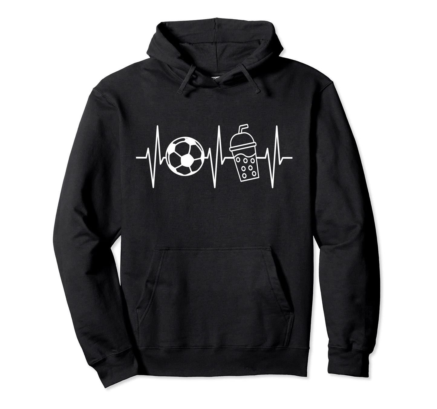 Bubble Tea Funny Soccer Player Hoodie - Streetwear Style Men Women - T-Shirt, Sweatshirt, Hoodie