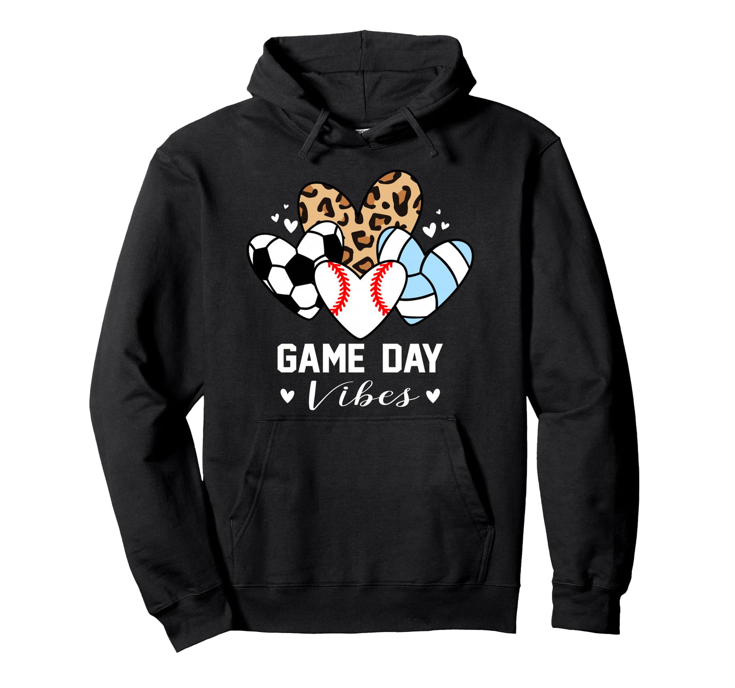 Game Day Vibes Funny Baseball Hoodie - Streetwear Style for Adults - T-Shirt, Sweatshirt, Hoodie