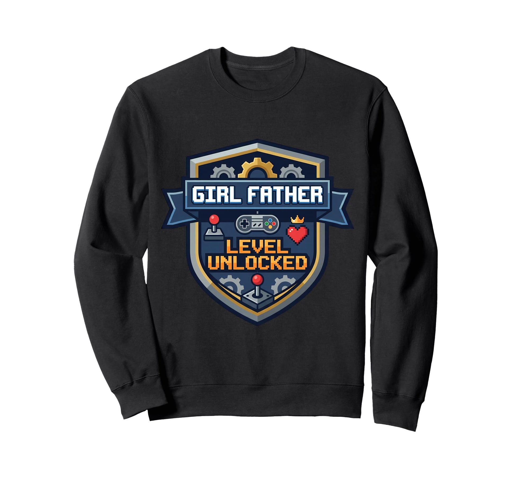 Father Level Unlocked New Dad Papa Sweatshirt - Streetwear Style Unisex - T-Shirt, Sweatshirt, Hoodie