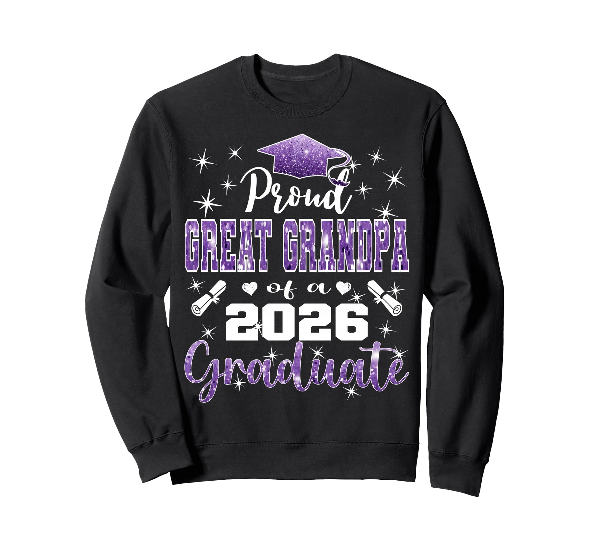 Super Proud Great Grandpa 2026 Sweatshirt - Fun Novelty Design for Adults - T-Shirt, Sweatshirt, Hoodie