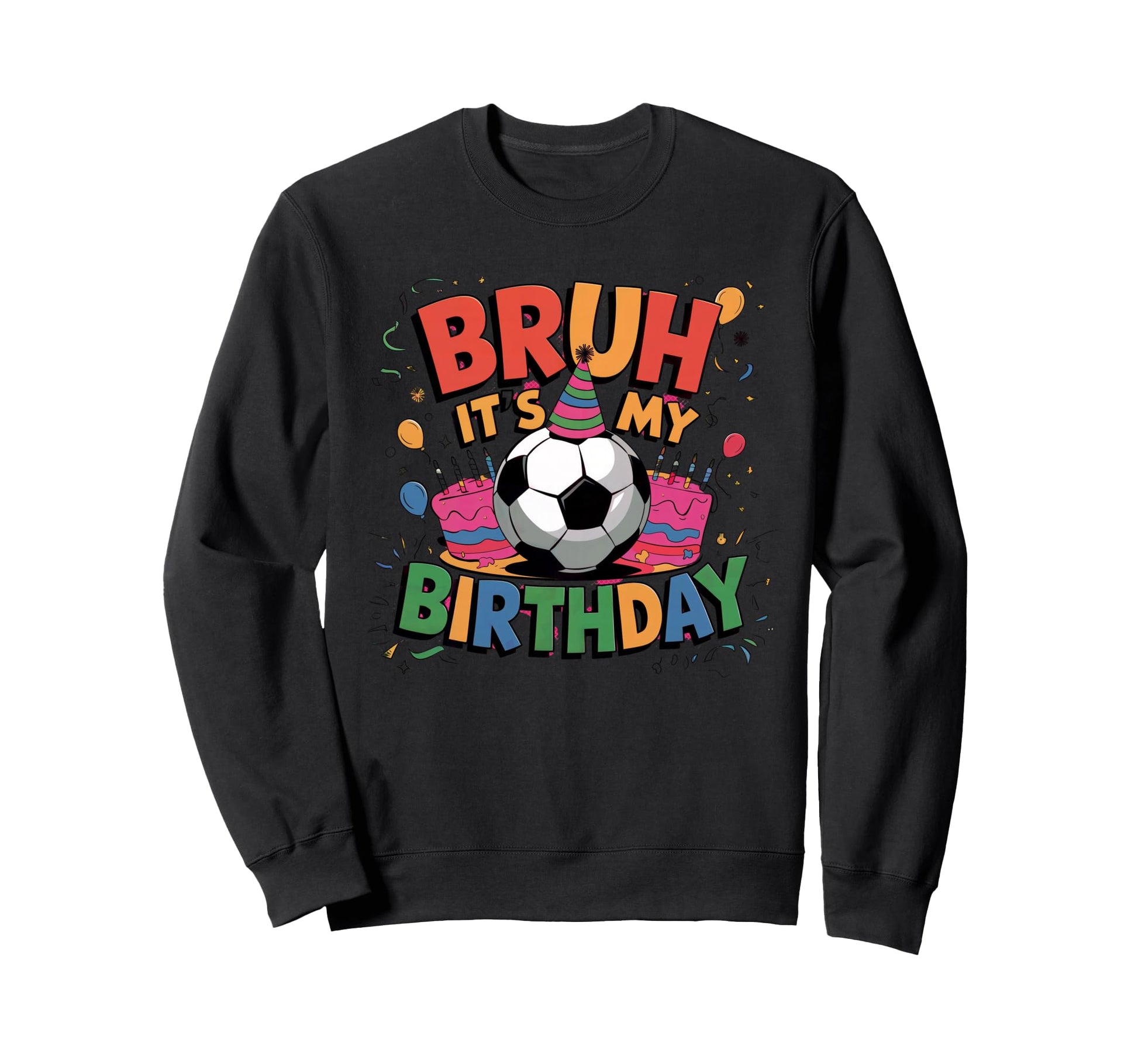 Soccer Theme Birthday Party Sweatshirt - Streetwear Style for Adults - T-Shirt, Sweatshirt, Hoodie