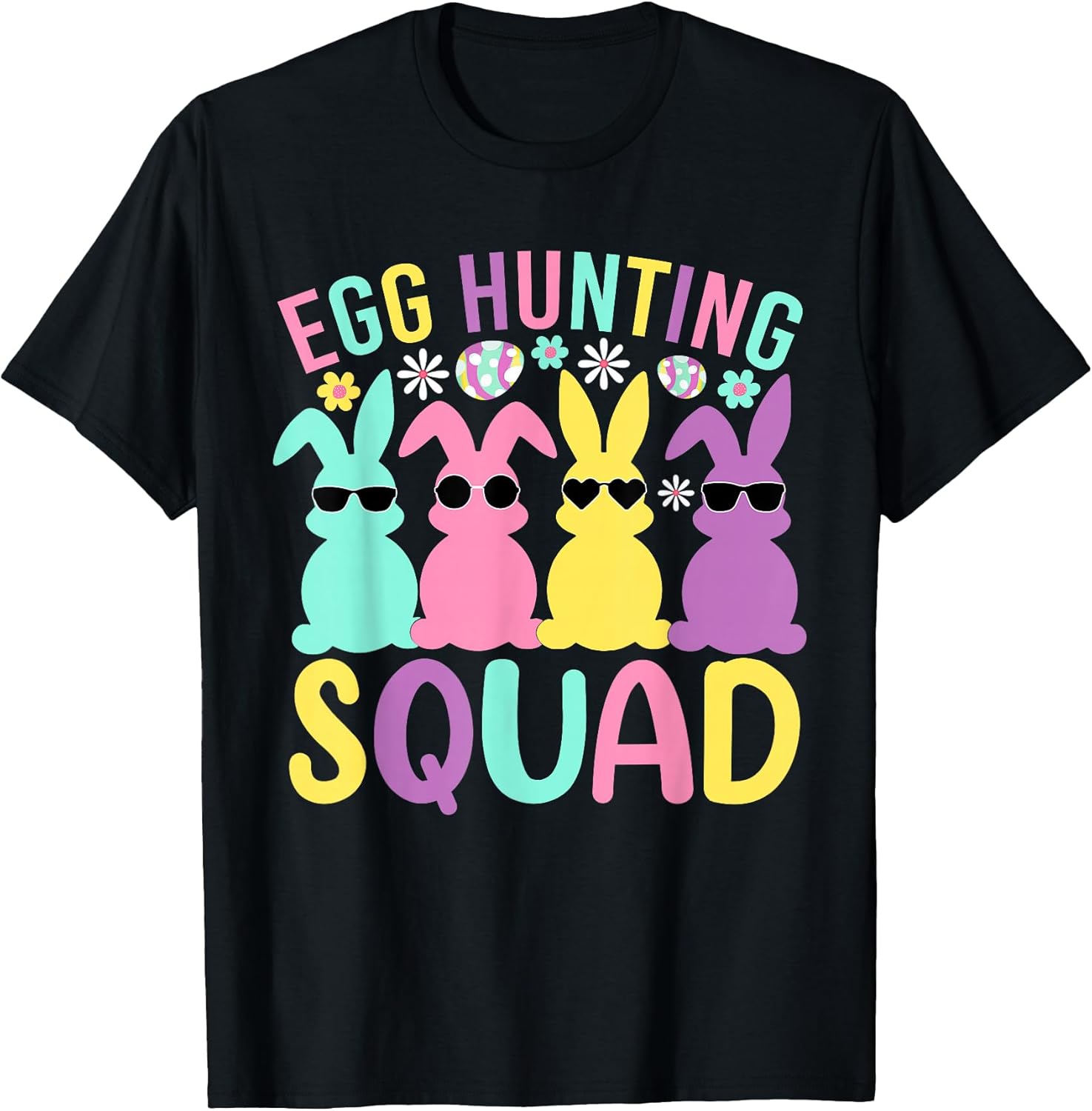 Egg Hunting Squad Easter Day Unisex T-shirt, Sweatshirt, Hoodie, Long Sleeve Tee - T-Shirt, Sweatshirt, Hoodie