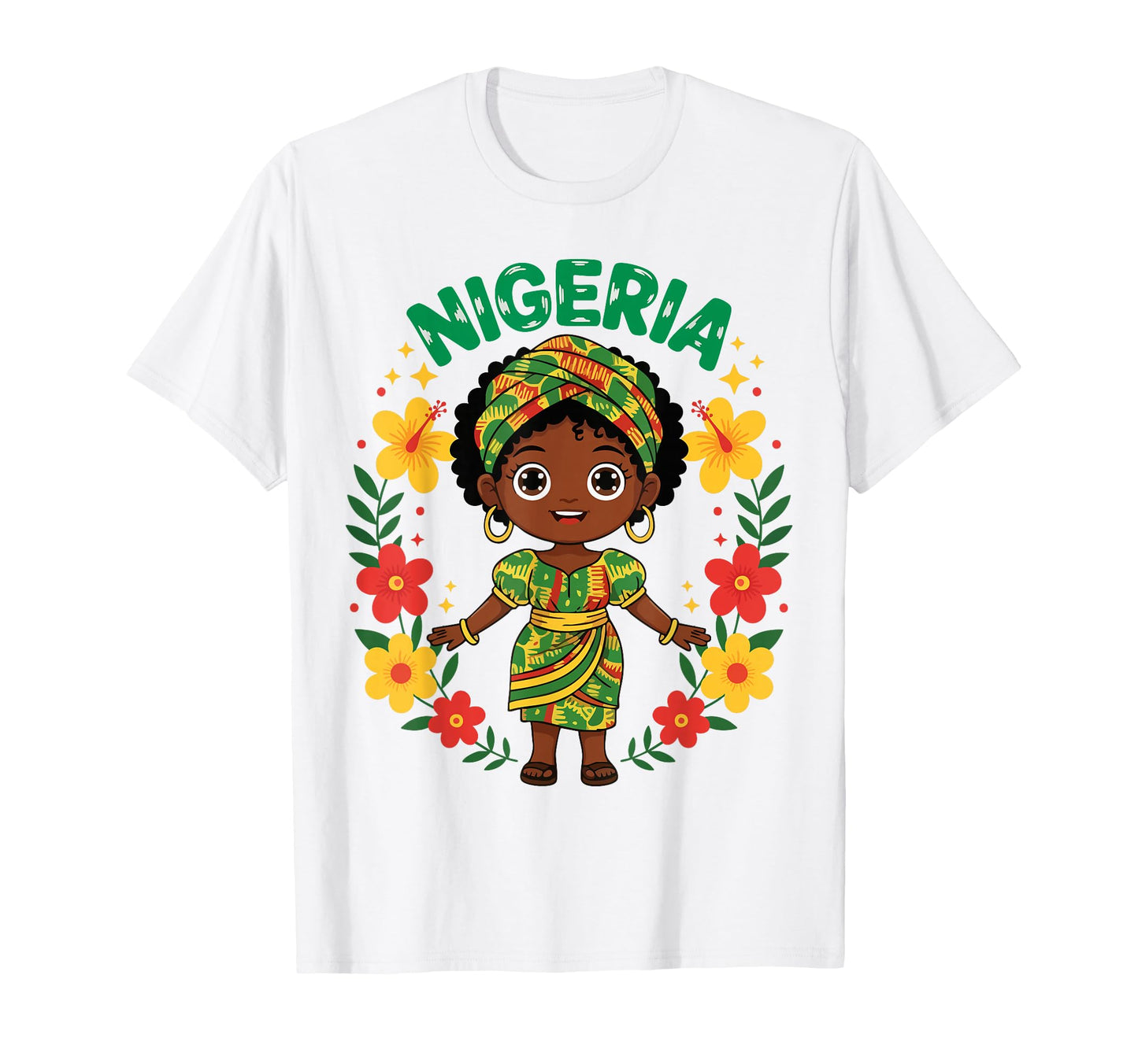 Nigeria Nigerian Traditional Dress T-Shirt - Fun Novelty Design Men Women - T-Shirt, Sweatshirt, Hoodie