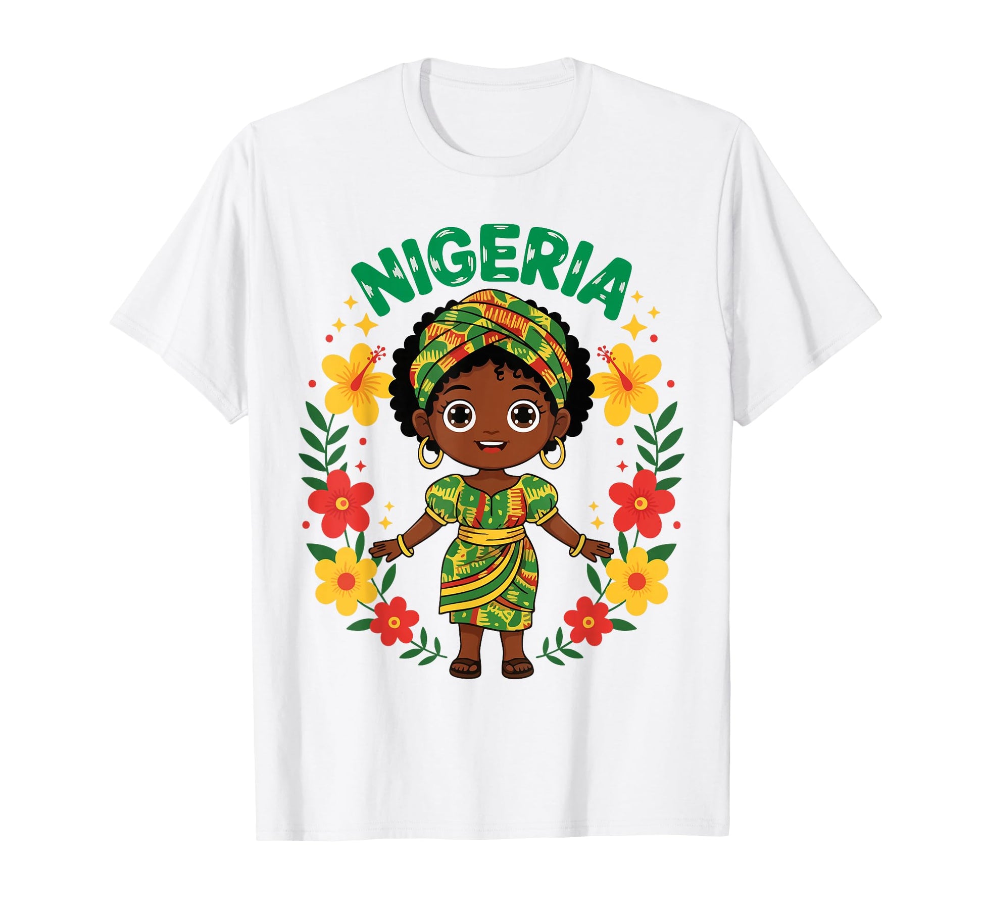 Nigeria Nigerian Traditional Dress T-Shirt - Fun Novelty Design Men Women - T-Shirt, Sweatshirt, Hoodie