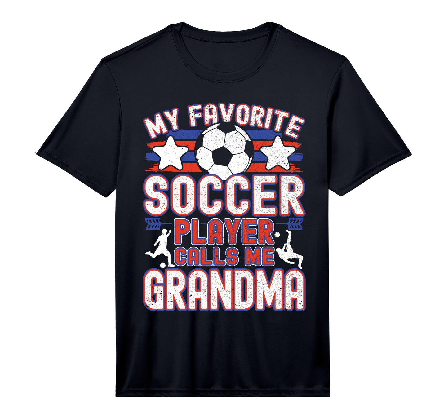 Mens Soccer Grandma My Favorite T-Shirt - Casual Everyday Wear Unisex - T-Shirt, Sweatshirt, Hoodie