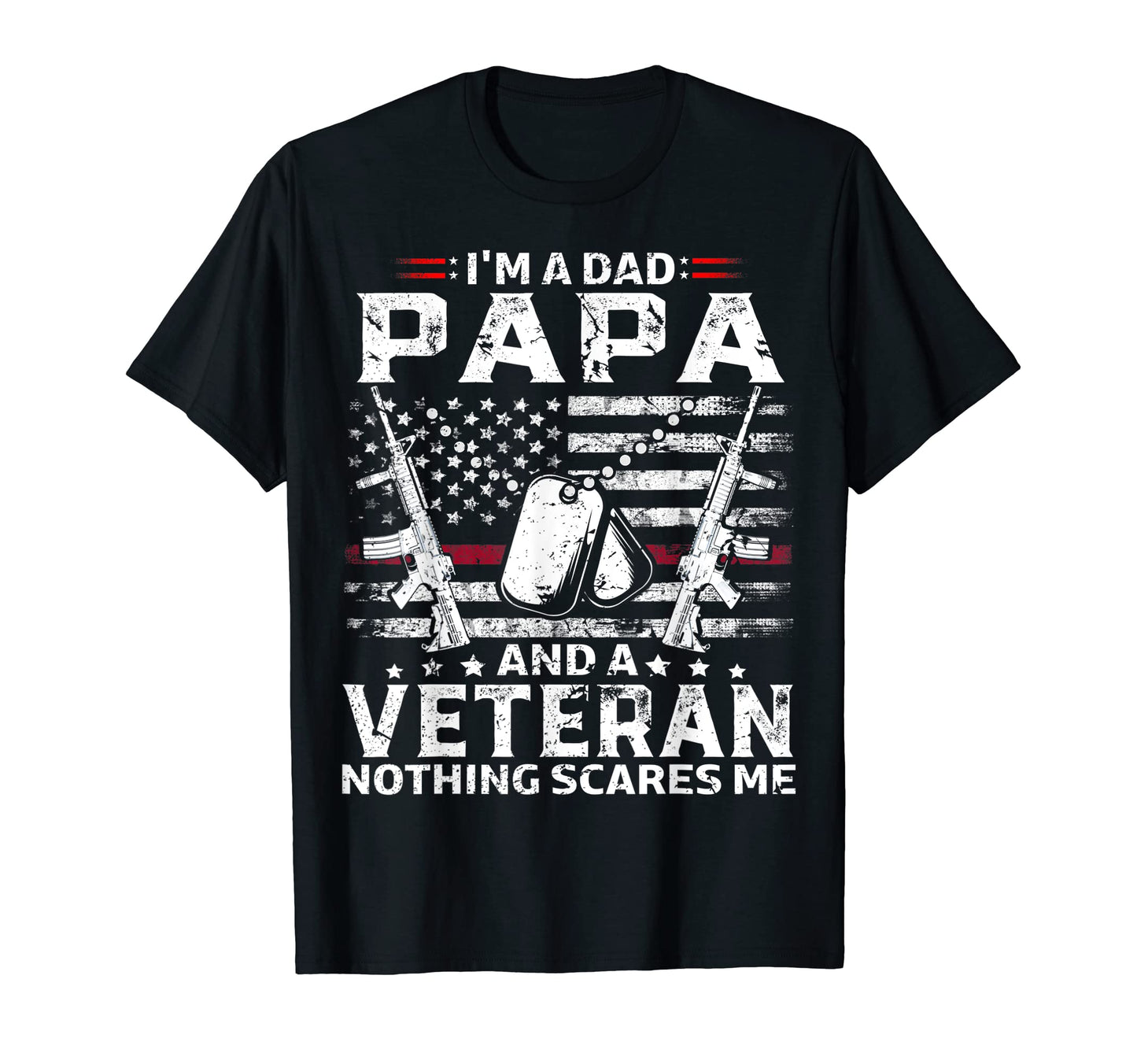 Mens Im Dad Papa Veteran Fathers Day T-Shirt - Trendy Graphic Men Women - T-Shirt, Sweatshirt, Hoodie