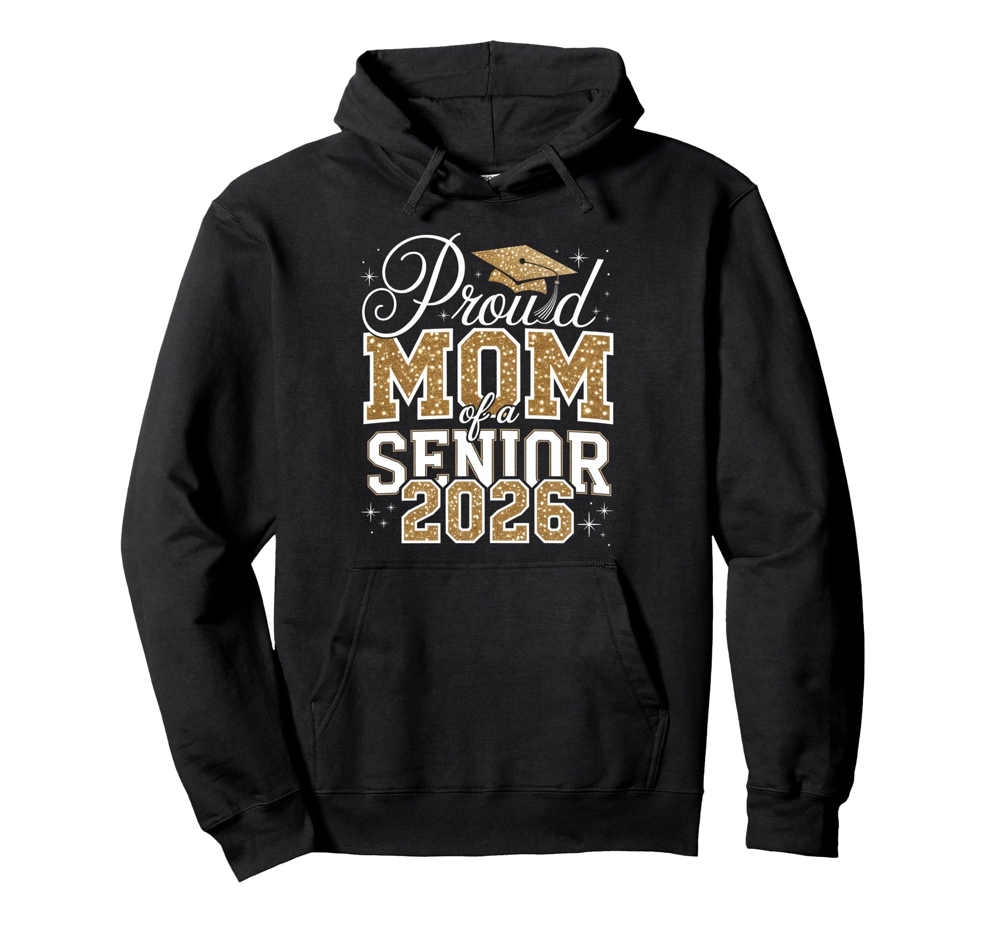 Proud Mom Senior 2026 Graduate Graduation Hoodie - Minimalist Print Unisex - T-Shirt, Sweatshirt, Hoodie