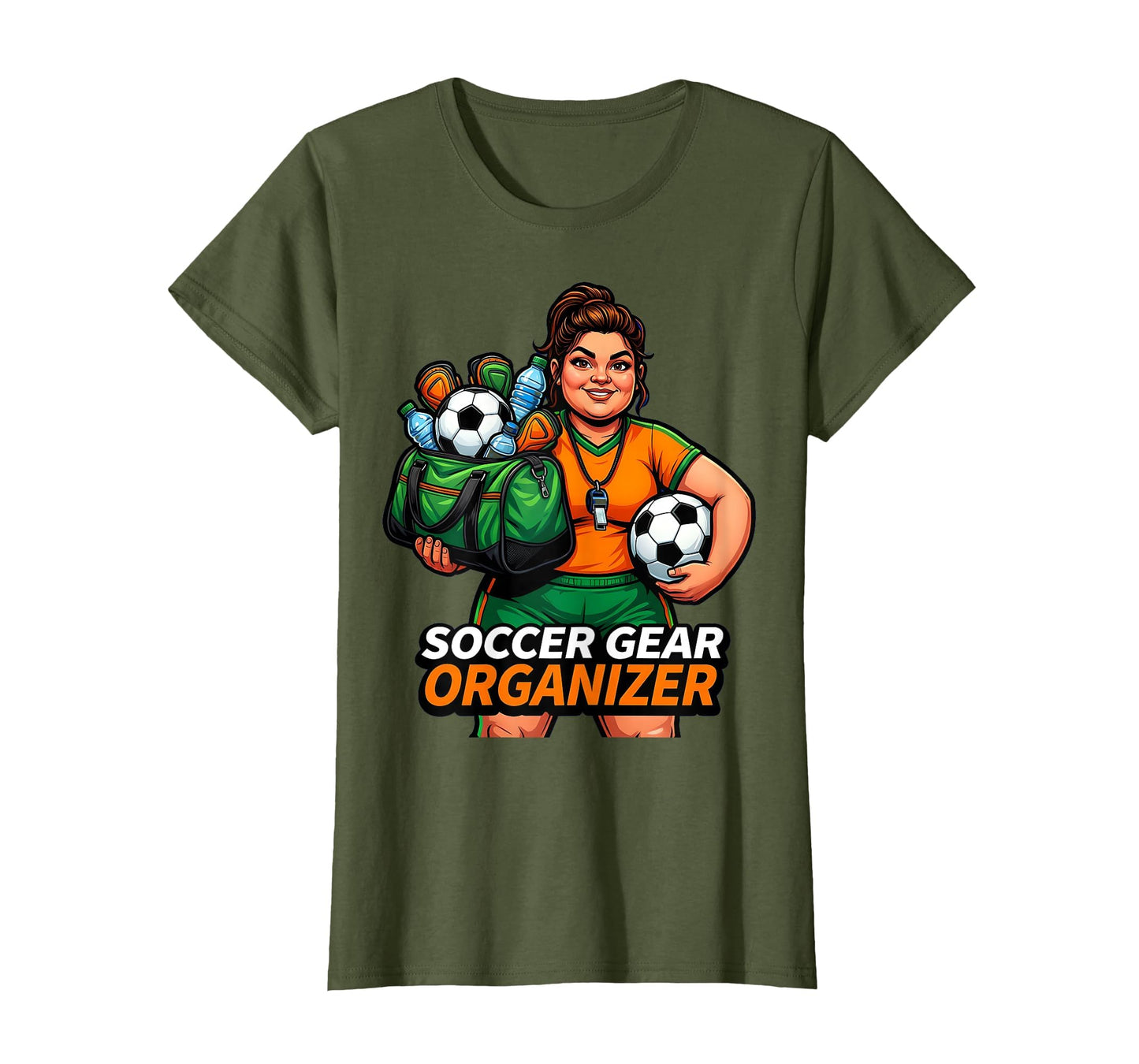 Soccer Mom Gear Organizer T-Shirt - Graphic Print for Adults - T-Shirt, Sweatshirt, Hoodie