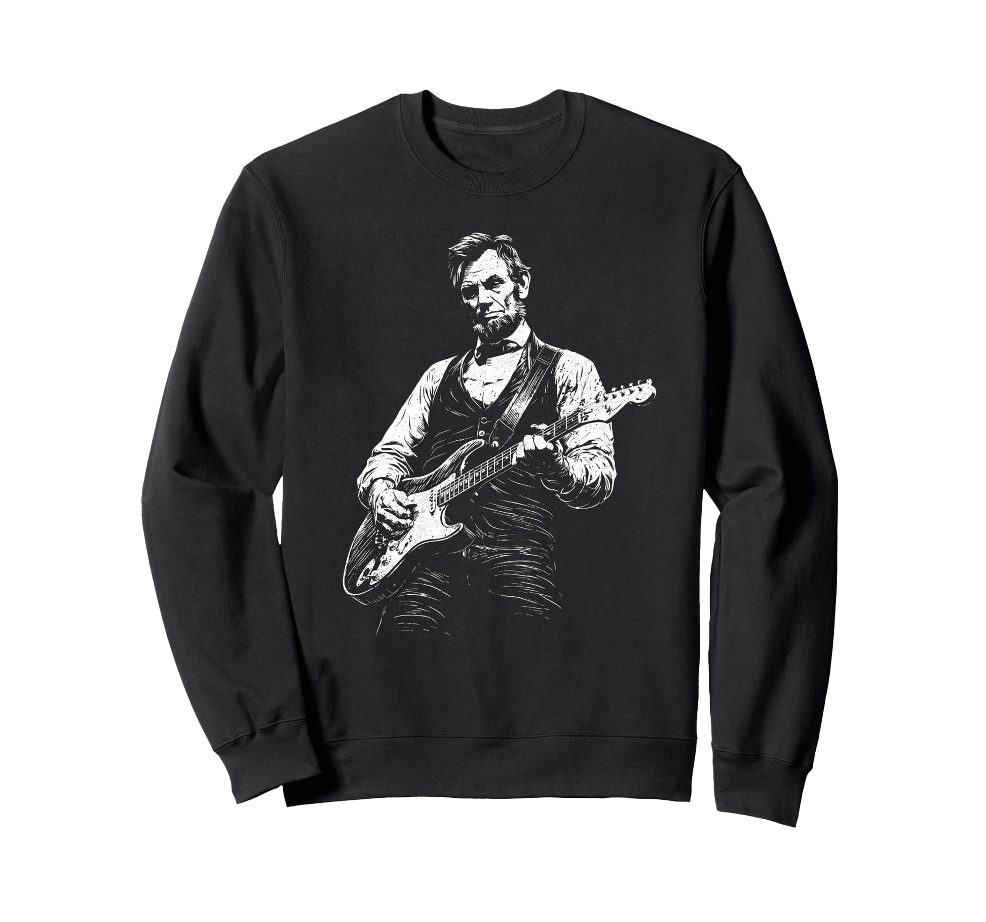 President Abraham Lincoln Abe Sweatshirt - Minimalist Print for Adults - T-Shirt, Sweatshirt, Hoodie