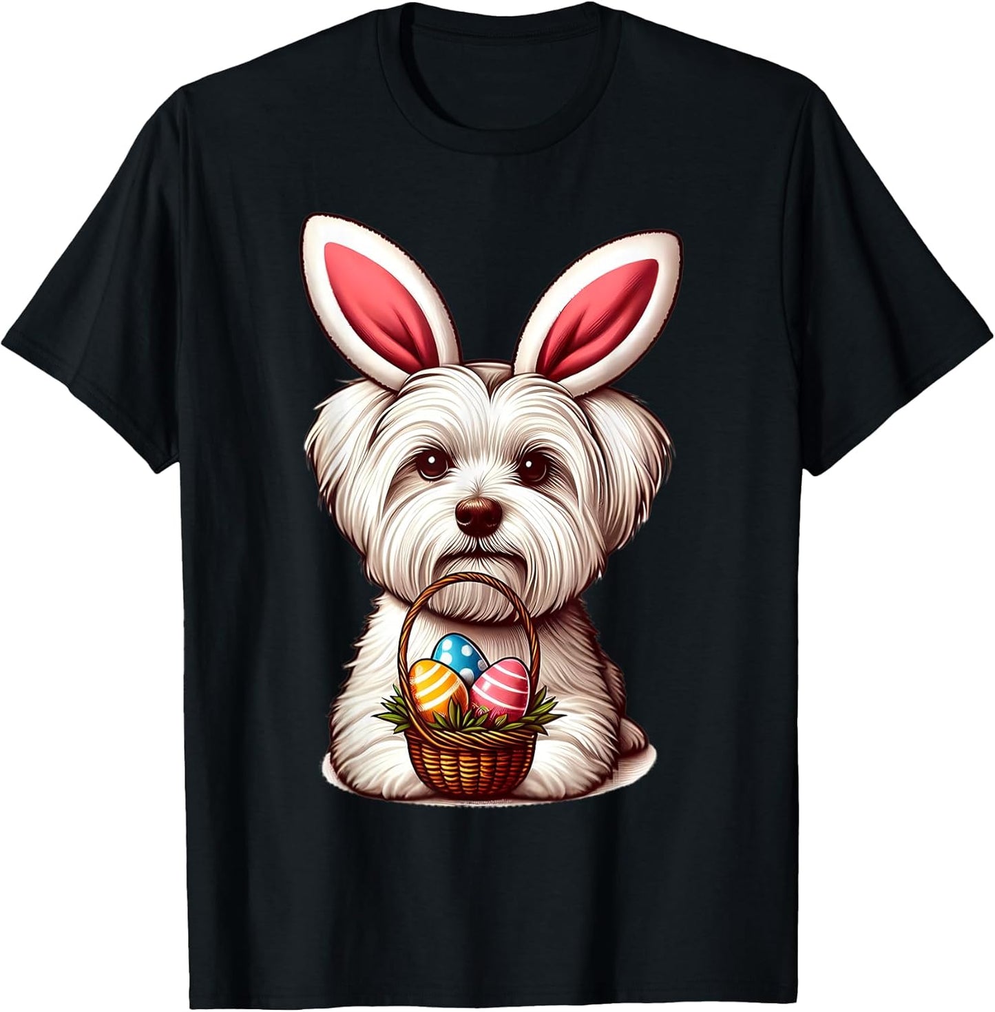 Easter Maltese Merch Unisex T-shirt, Sweatshirt, Hoodie, Long Sleeve Tee - T-Shirt, Sweatshirt, Hoodie