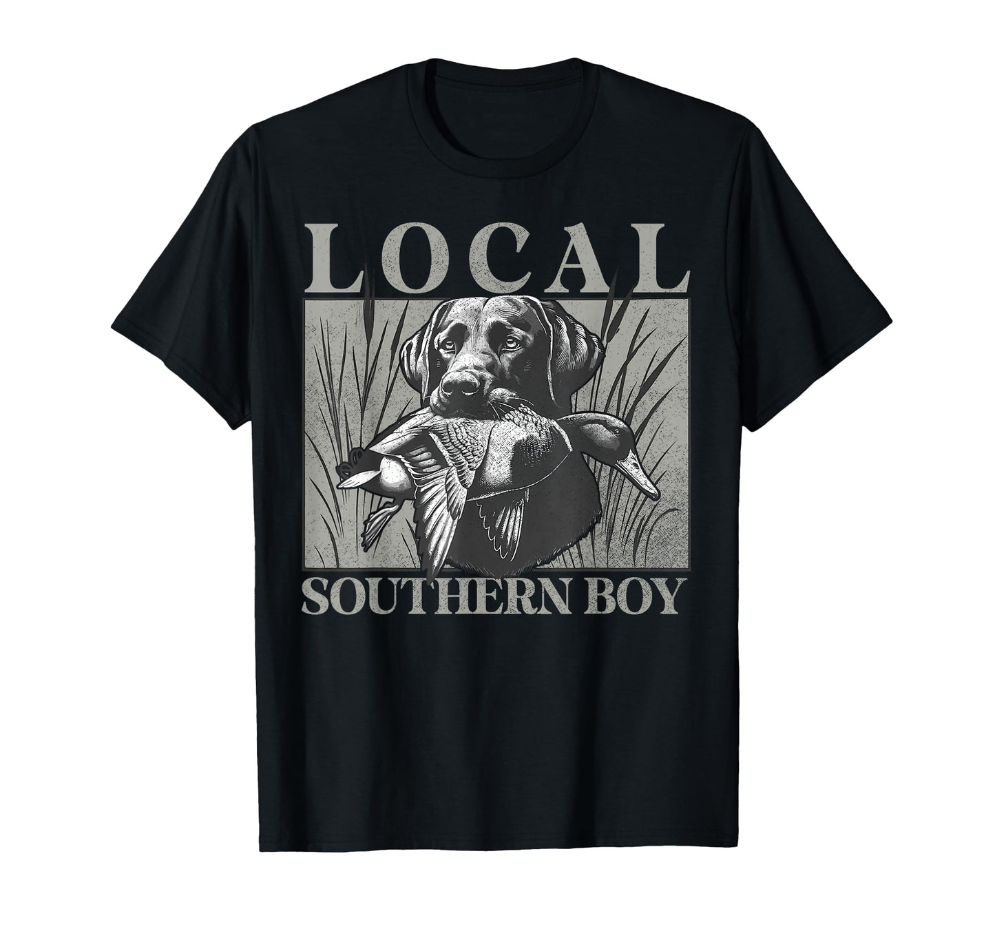 Local Southern Duck Hunting Black Lab T-Shirt - Streetwear Style Men Women - T-Shirt, Sweatshirt, Hoodie