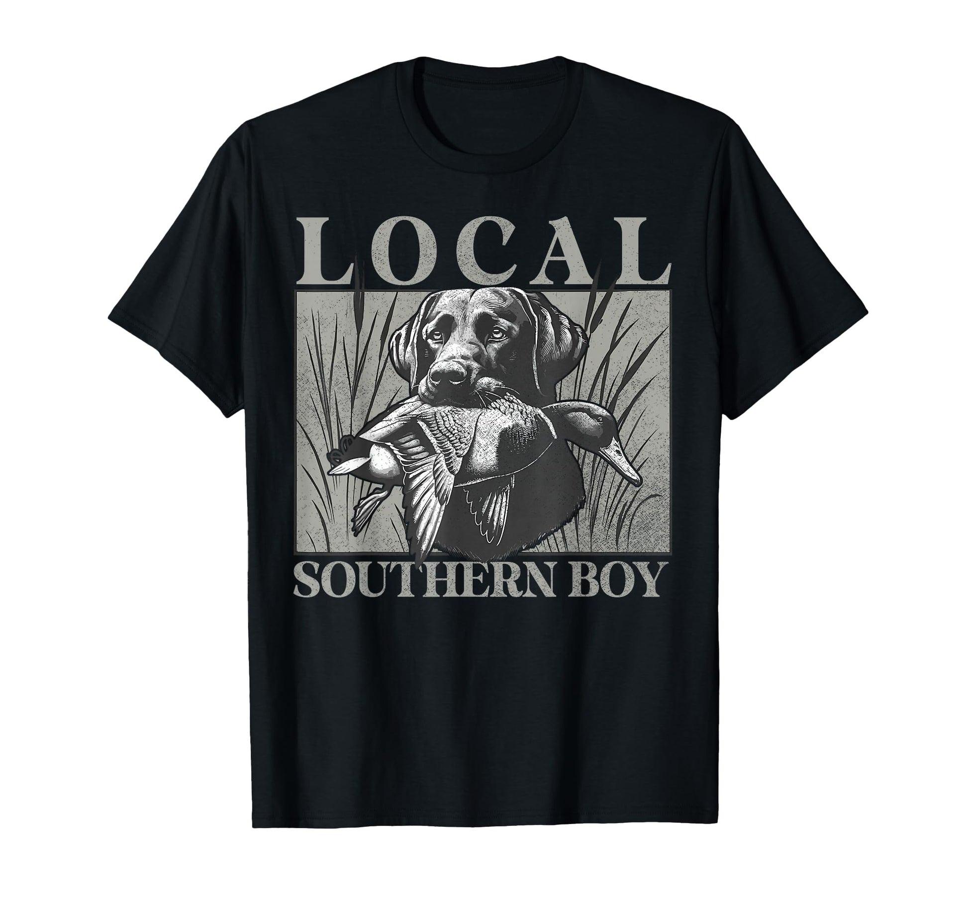 Local Southern Duck Hunting Black Lab T-Shirt - Streetwear Style Men Women - T-Shirt, Sweatshirt, Hoodie