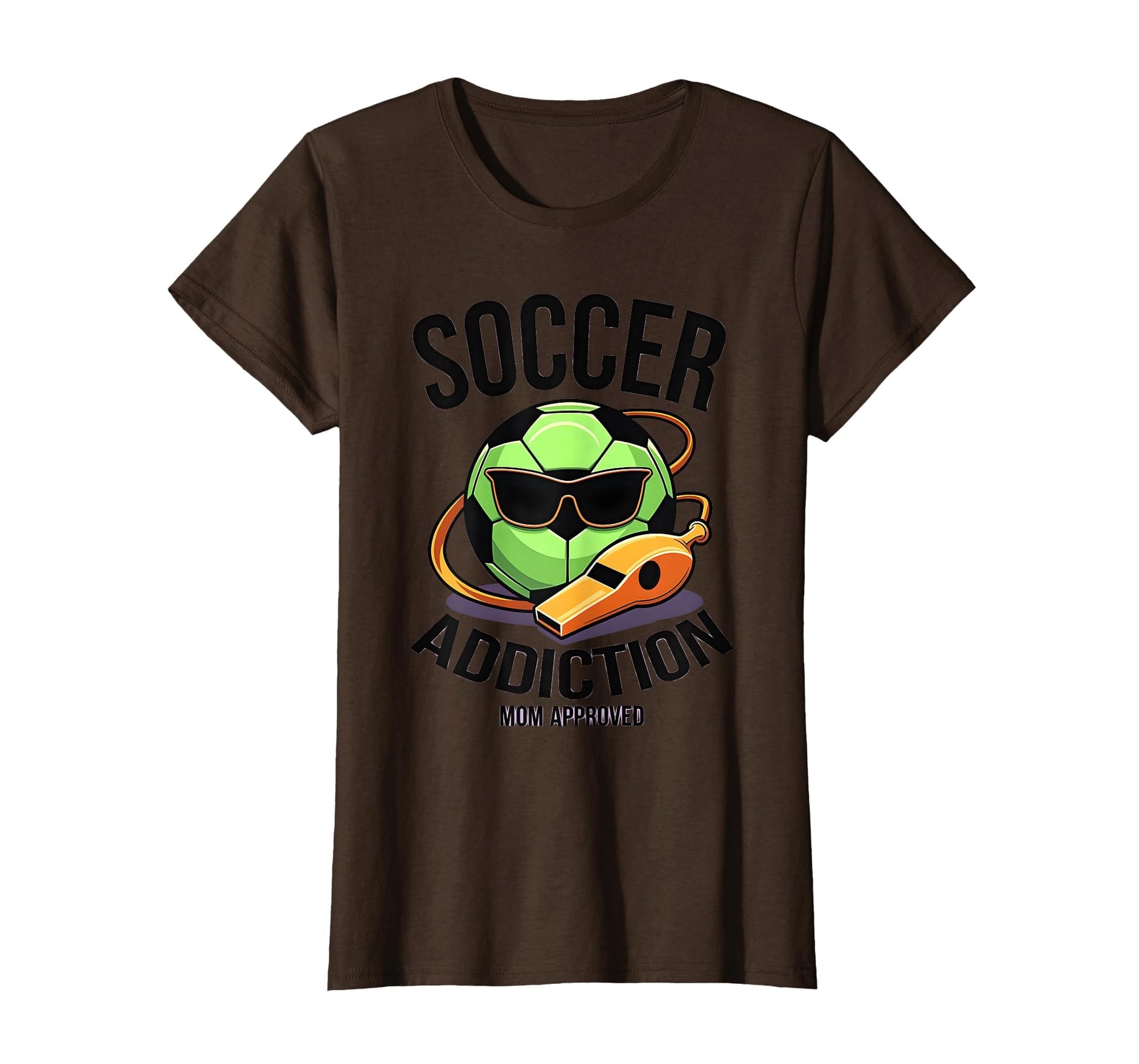 Soccer Addiction Mom Approved T-Shirt - Minimalist Print for Adults - T-Shirt, Sweatshirt, Hoodie