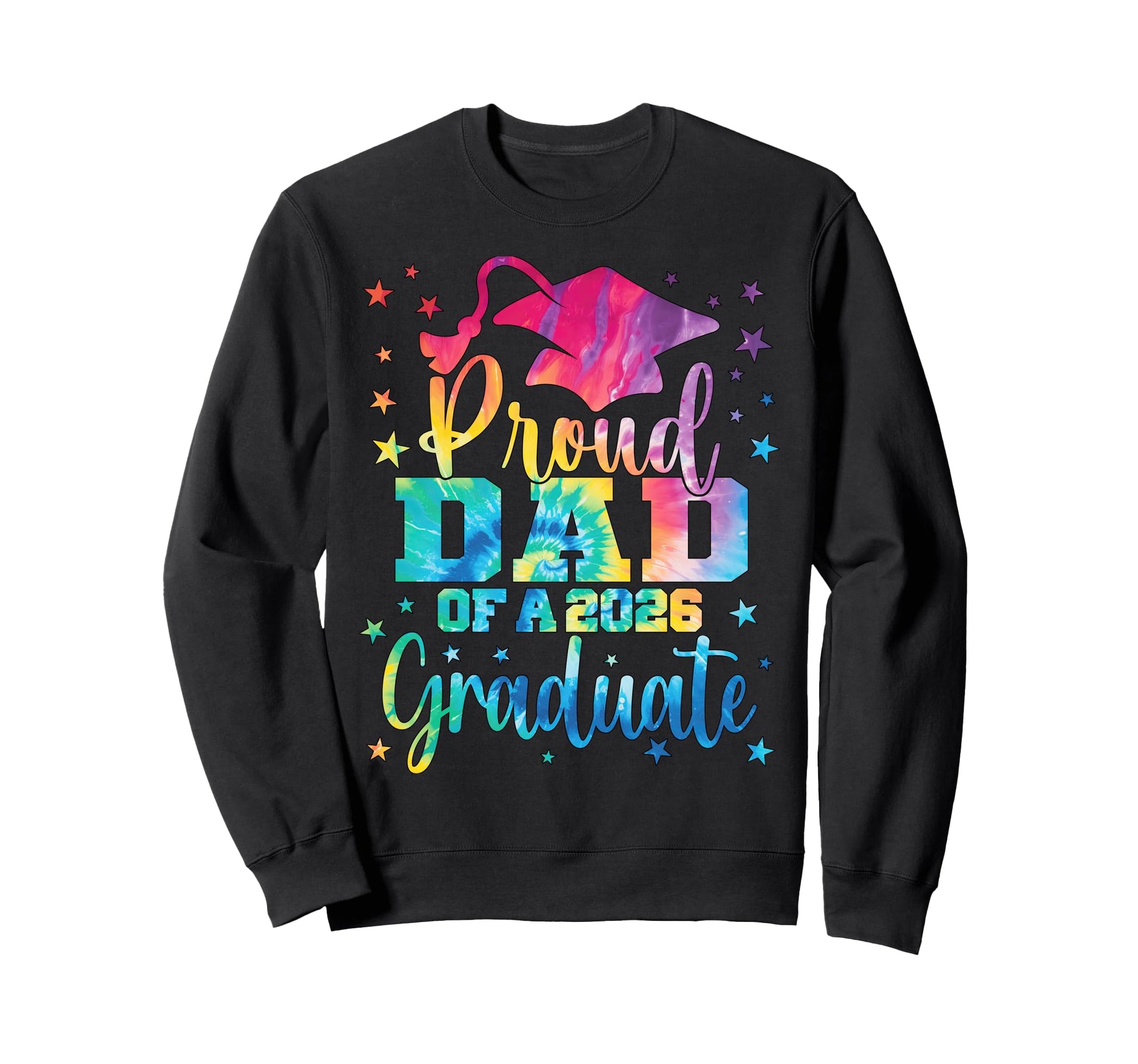 Proud Dad Class 2026 Graduate Senior Sweatshirt - Custom Art Print Unisex - T-Shirt, Sweatshirt, Hoodie
