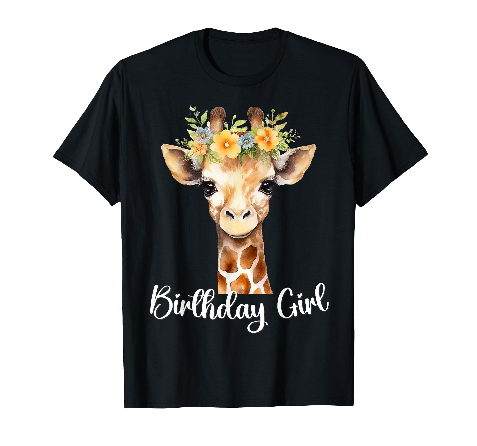 Giraffe Birthday Outfit Zoo Birthday T-Shirt - Graphic Print for Adults - T-Shirt, Sweatshirt, Hoodie