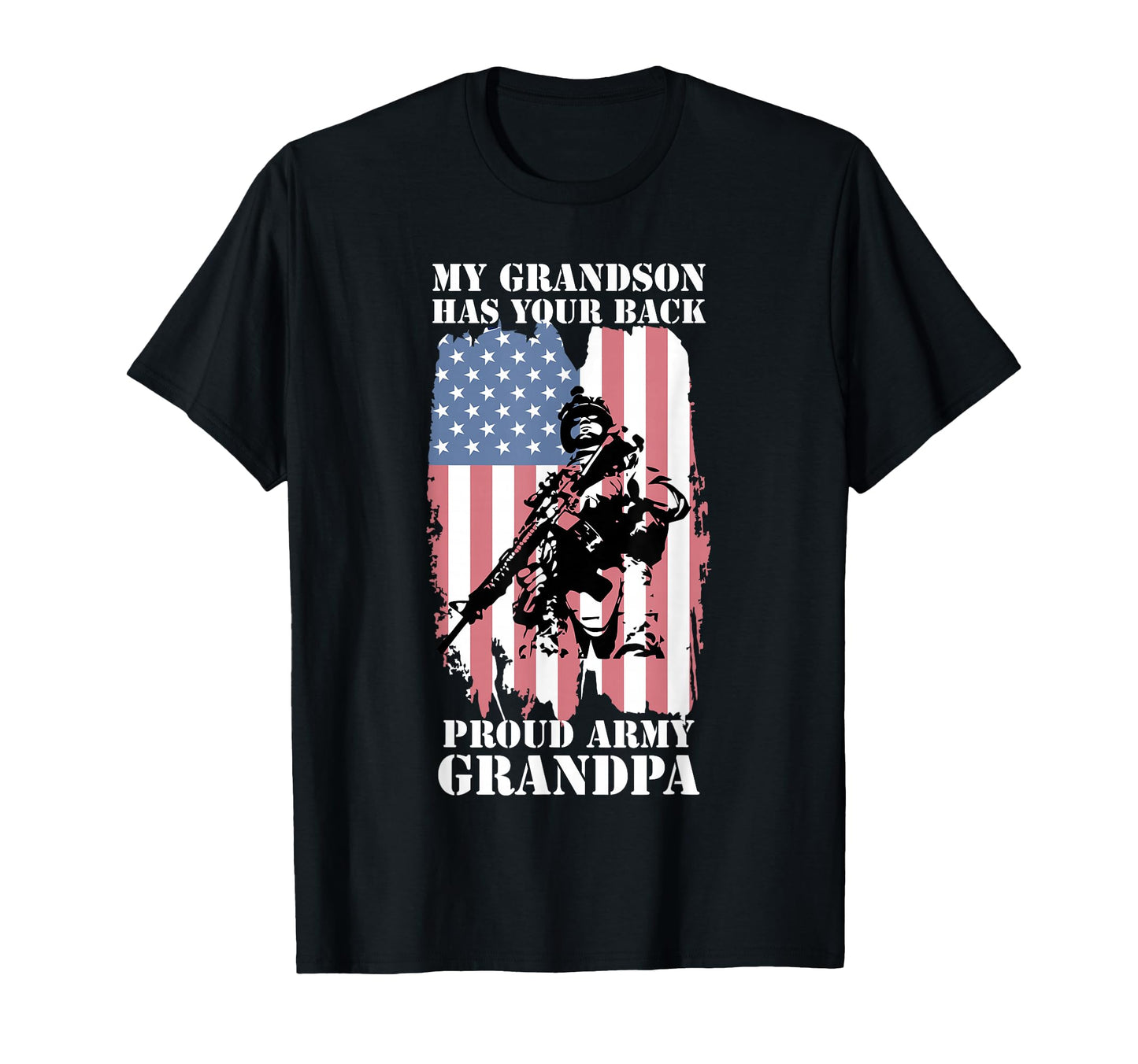 My Grandson Has Your Back Proud T-Shirt - Aesthetic Graphic for Adults - T-Shirt, Sweatshirt, Hoodie