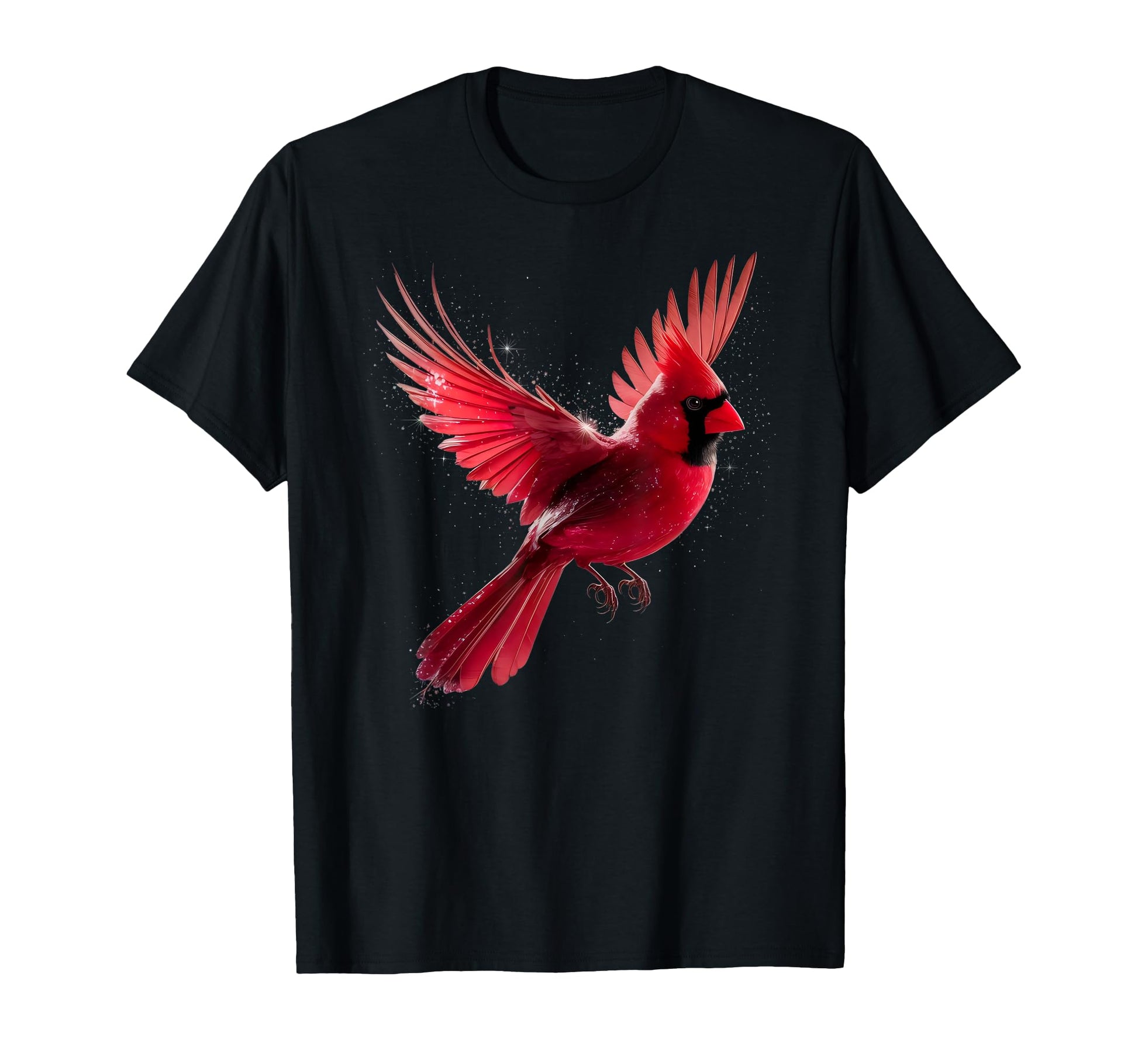 Red Cardinal Bird Lovers T-Shirt - Minimalist Print for Adults - T-Shirt, Sweatshirt, Hoodie