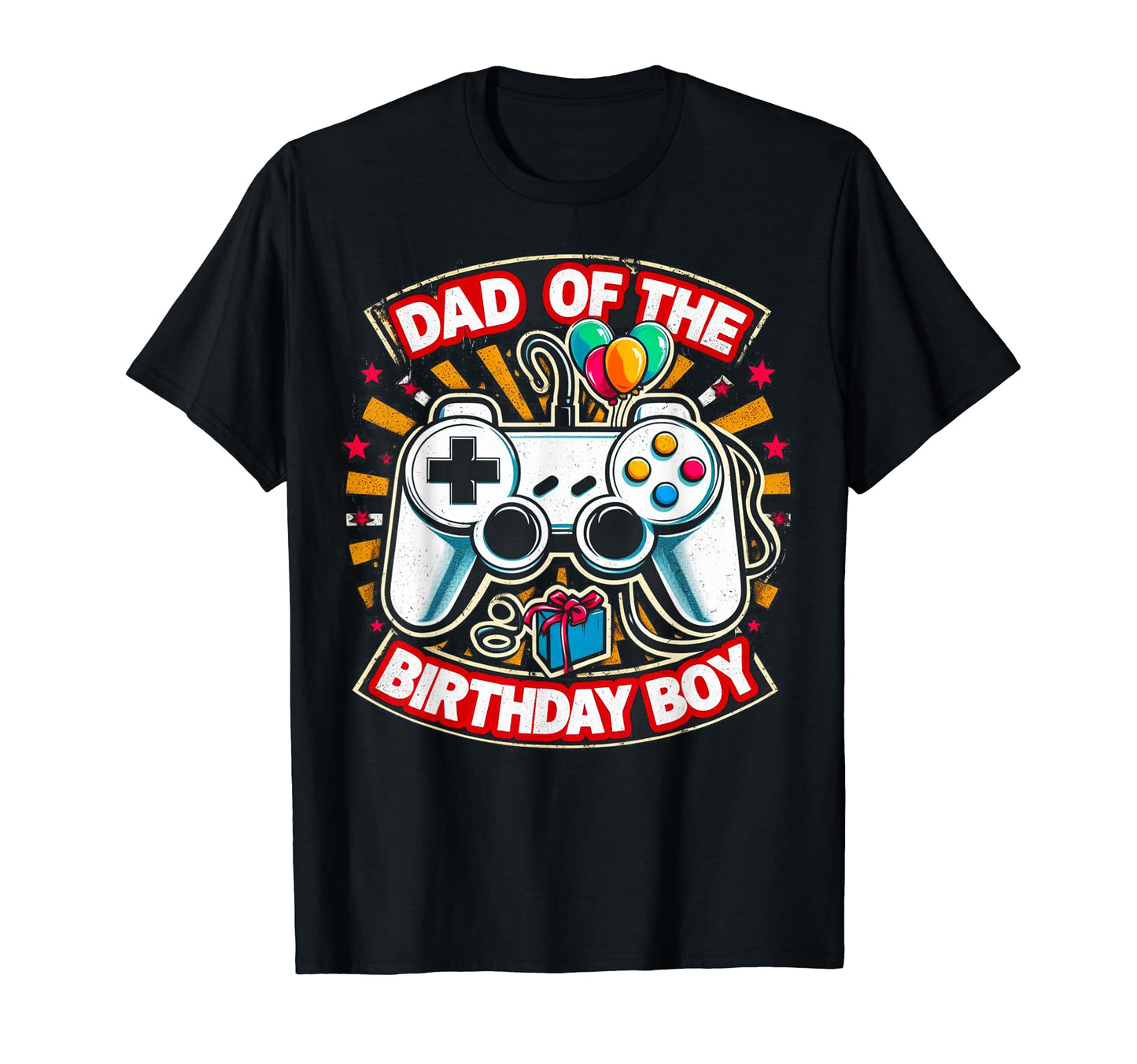 Dad Birthday Matching Video Gamer Birthday T-Shirt - Trendy Graphic Unisex - T-Shirt, Sweatshirt, Hoodie