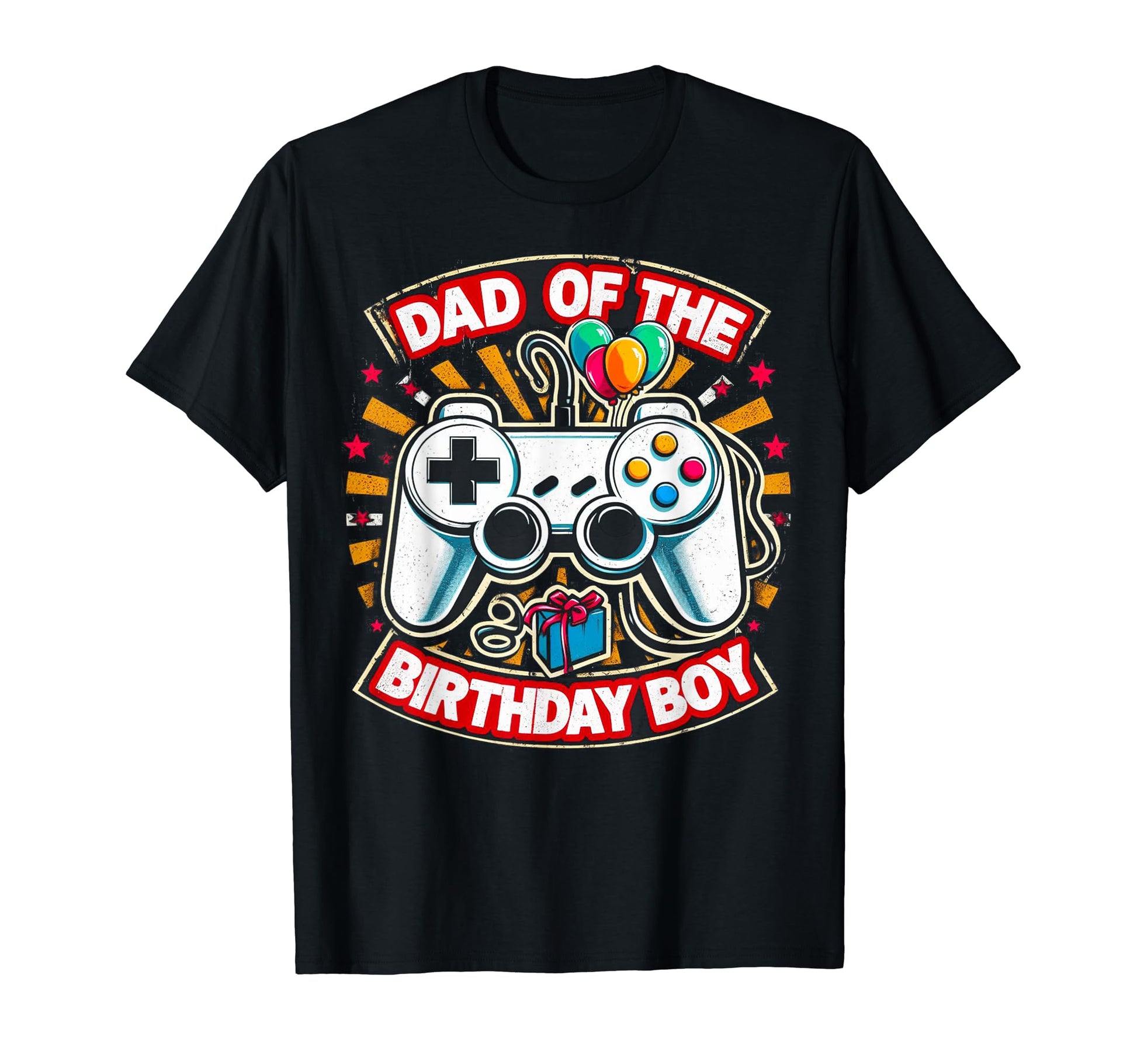 Dad Birthday Matching Video Gamer Birthday T-Shirt - Trendy Graphic Unisex - T-Shirt, Sweatshirt, Hoodie