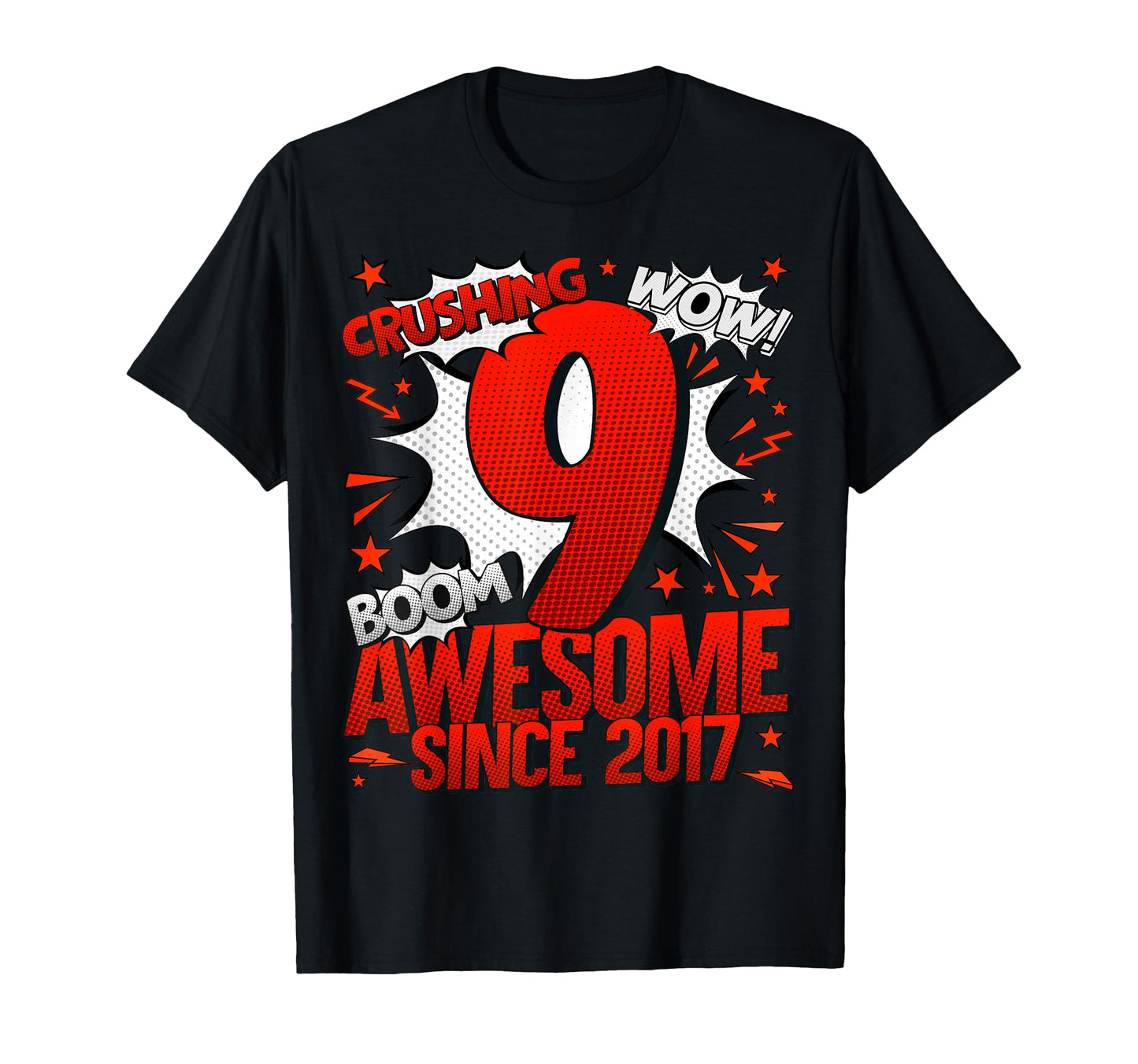 9 Year Old Gifts 9Th Birthday 9 Year T-Shirt - Unique Graphic for Adults - T-Shirt, Sweatshirt, Hoodie