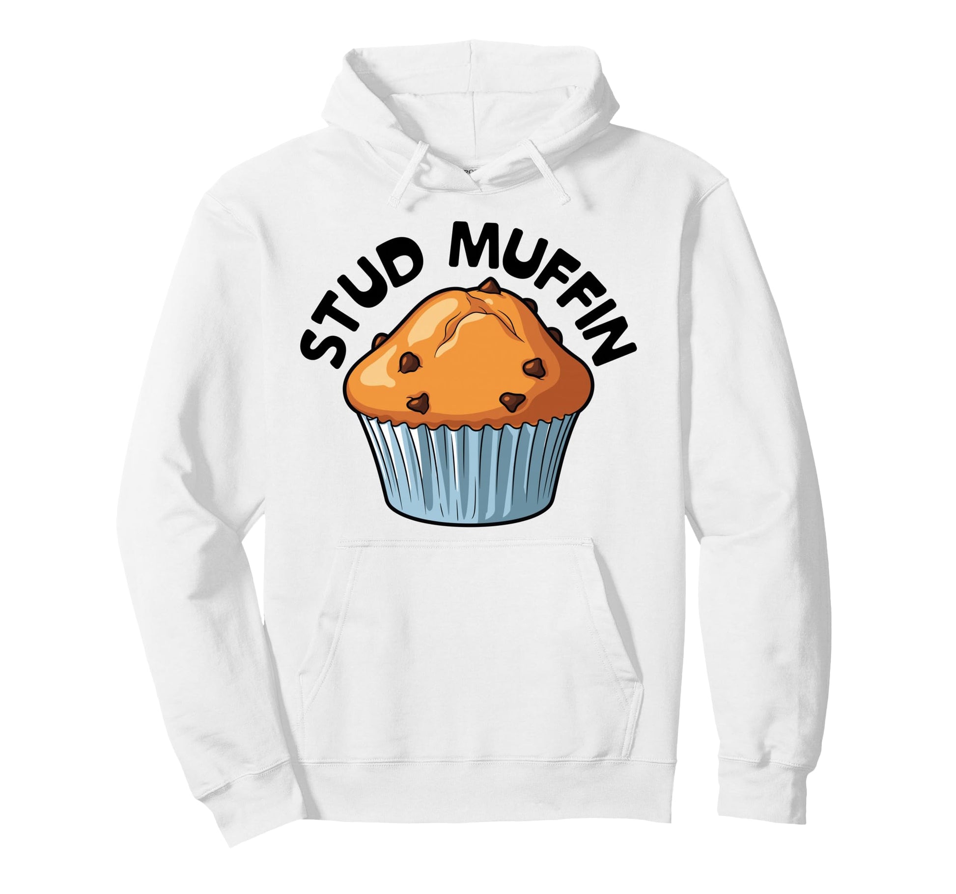 Stud Muffin Dad Boyfriend Hoodie - Fun Novelty Design for Adults - T-Shirt, Sweatshirt, Hoodie