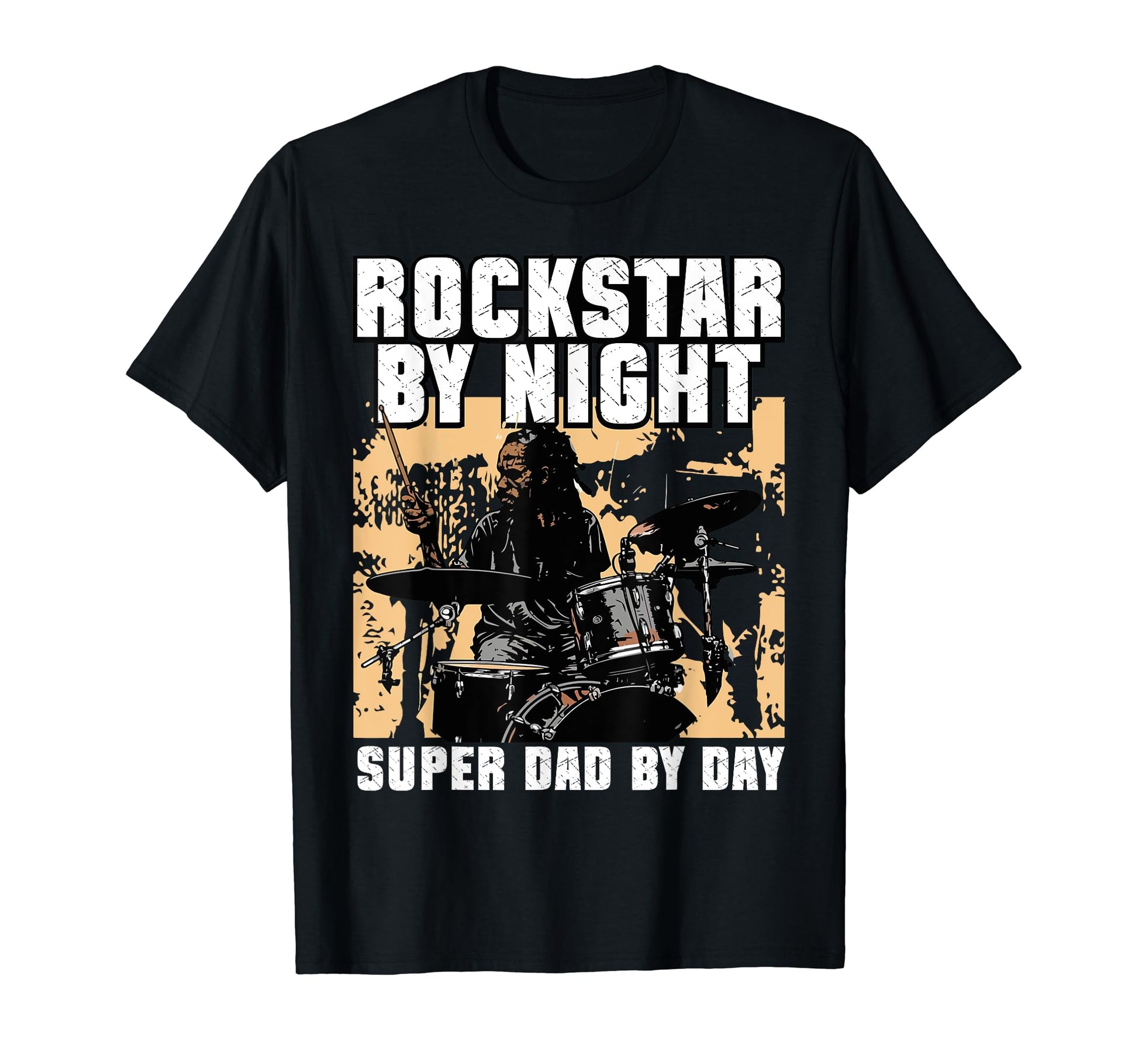 Drummer Dad Musician Fathers Day Daddy T-Shirt - Novelty Apparel Men Women - T-Shirt, Sweatshirt, Hoodie