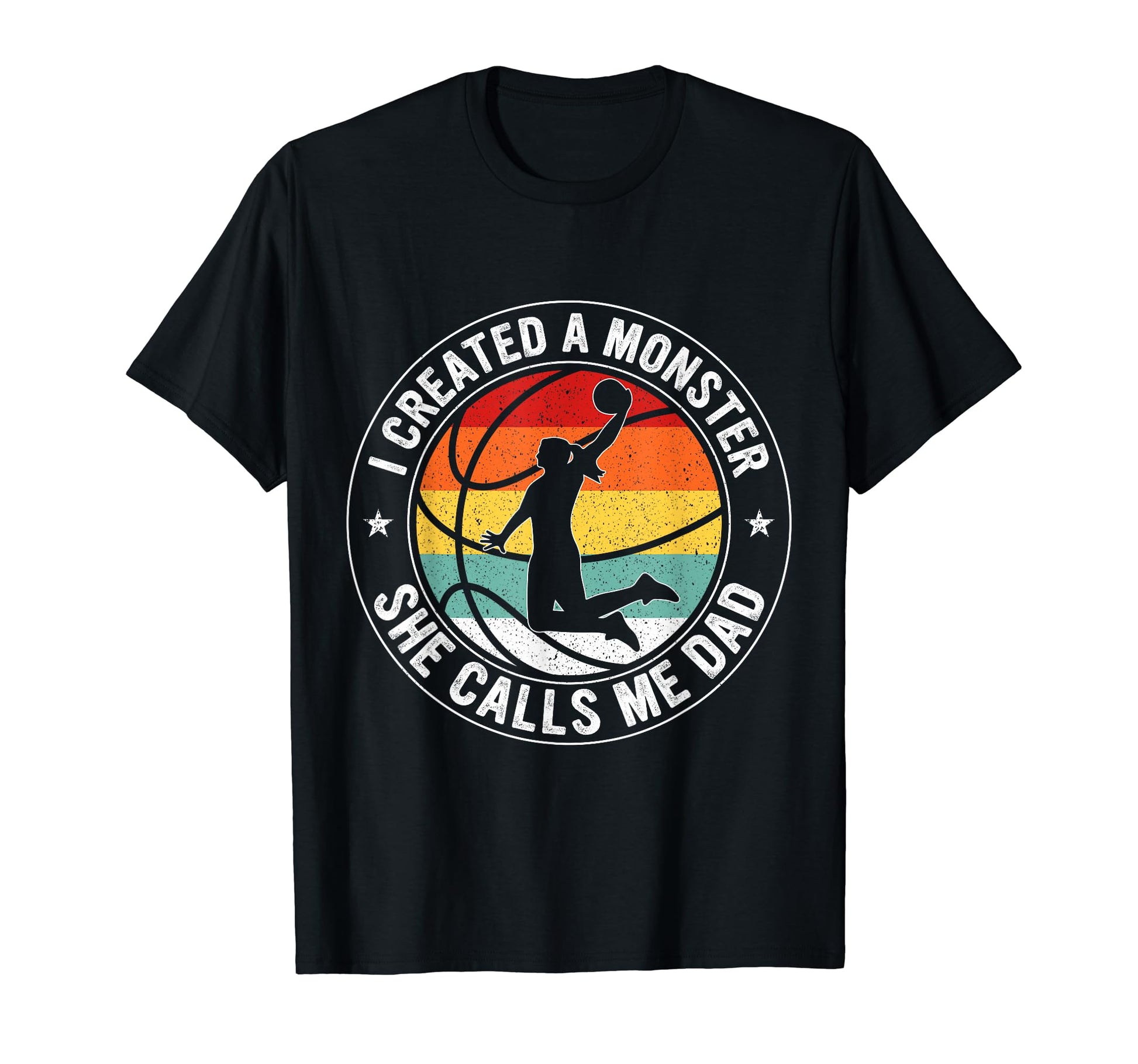 I Created Monster She Calls Me Dad T-Shirt - Graphic Print Men Women - T-Shirt, Sweatshirt, Hoodie