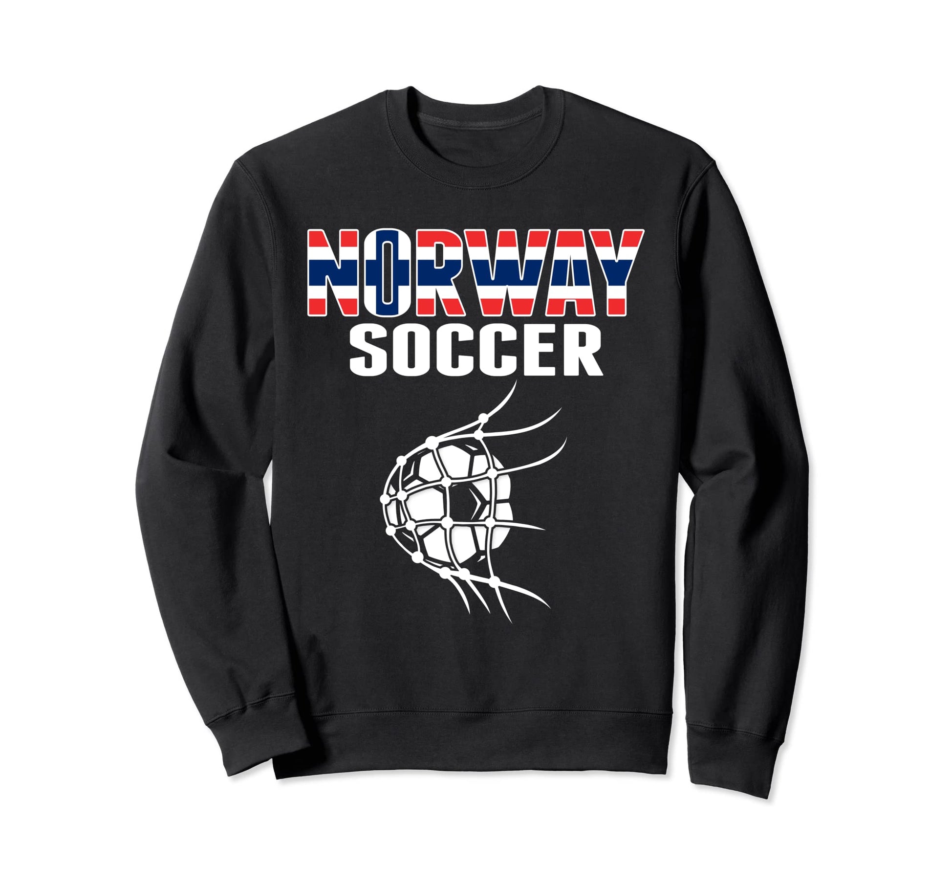Norway Soccer Ball Net Norwegian Sweatshirt - Streetwear Style for Adults - T-Shirt, Sweatshirt, Hoodie