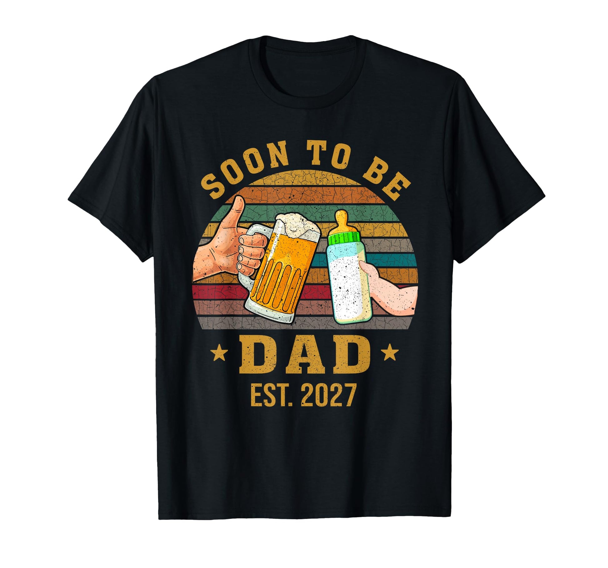 Soon To Be Dad 2027 Fathers Day T-Shirt - Streetwear Style Men Women - T-Shirt, Sweatshirt, Hoodie