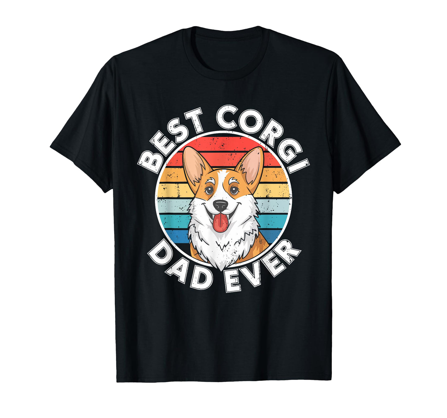 Best Corgi Dad Ever Daddy Dog Lover T-Shirt - Trendy Graphic Unisex - T-Shirt, Sweatshirt, Hoodie