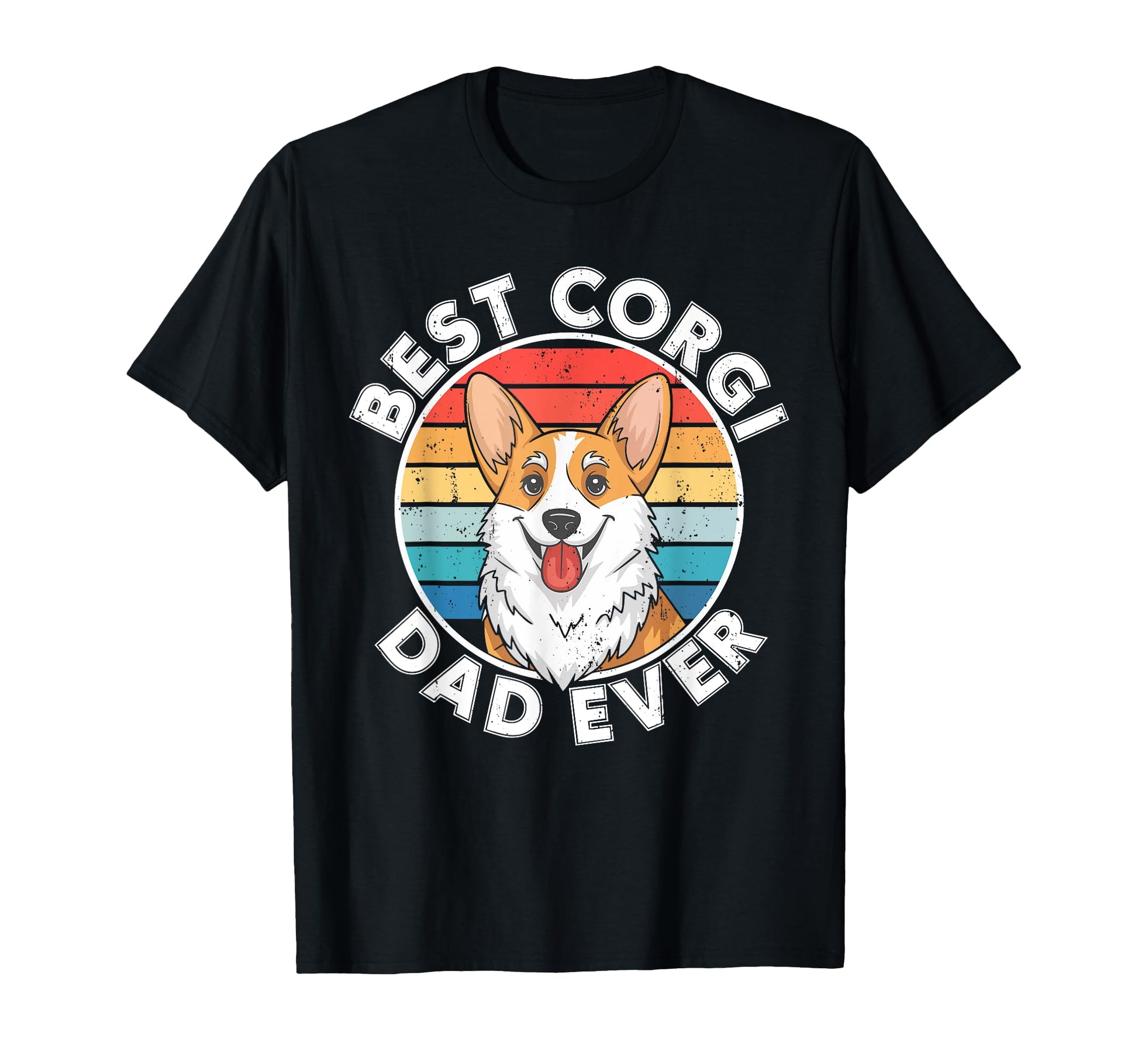 Best Corgi Dad Ever Daddy Dog Lover T-Shirt - Trendy Graphic Unisex - T-Shirt, Sweatshirt, Hoodie