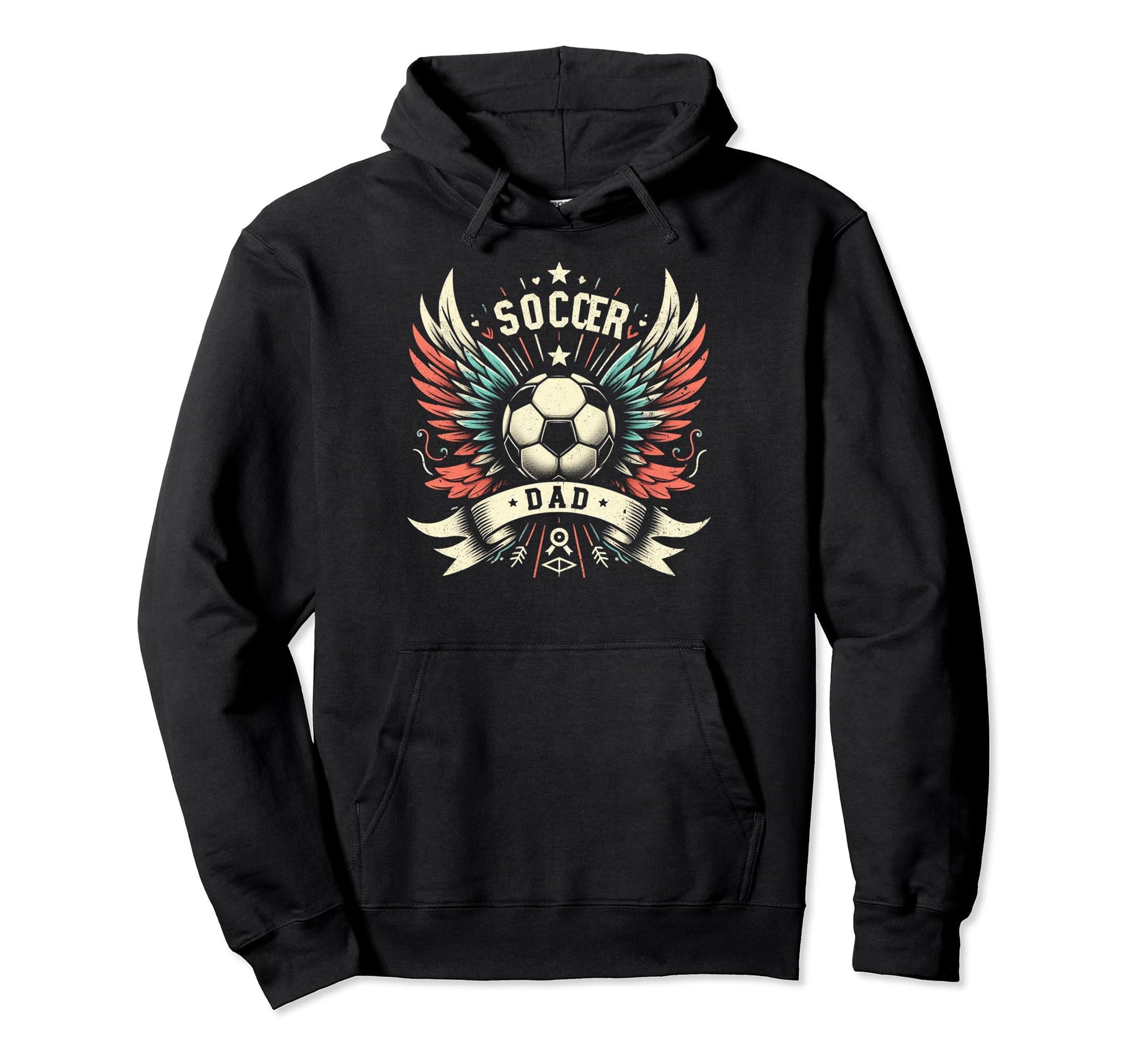 Soccer Dad Family Matching Dad Fathers Hoodie - Trendy Graphic for Adults - T-Shirt, Sweatshirt, Hoodie