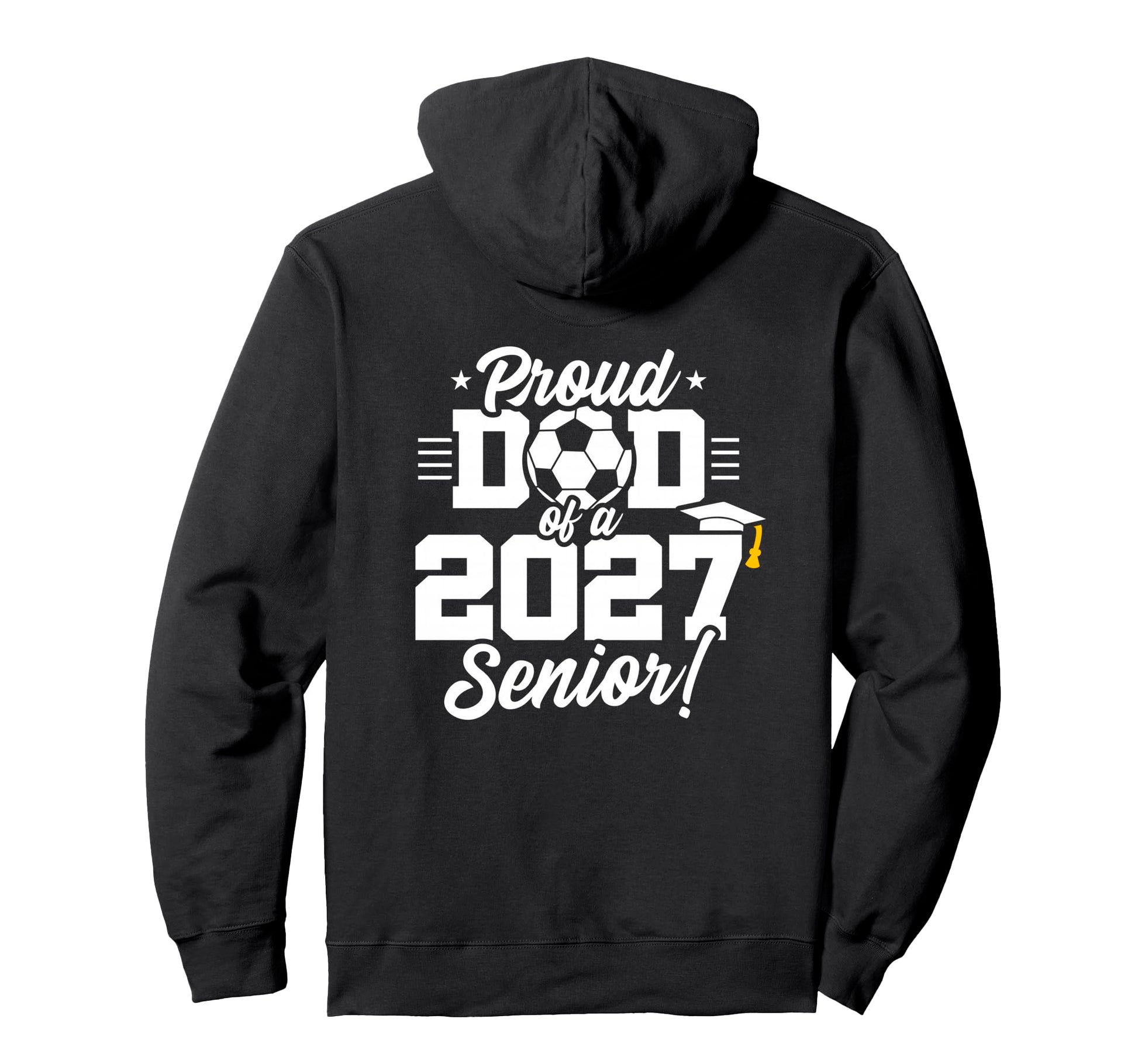 Senior Class 2027 School Soccer Hoodie - Casual Everyday Wear for Adults - T-Shirt, Sweatshirt, Hoodie