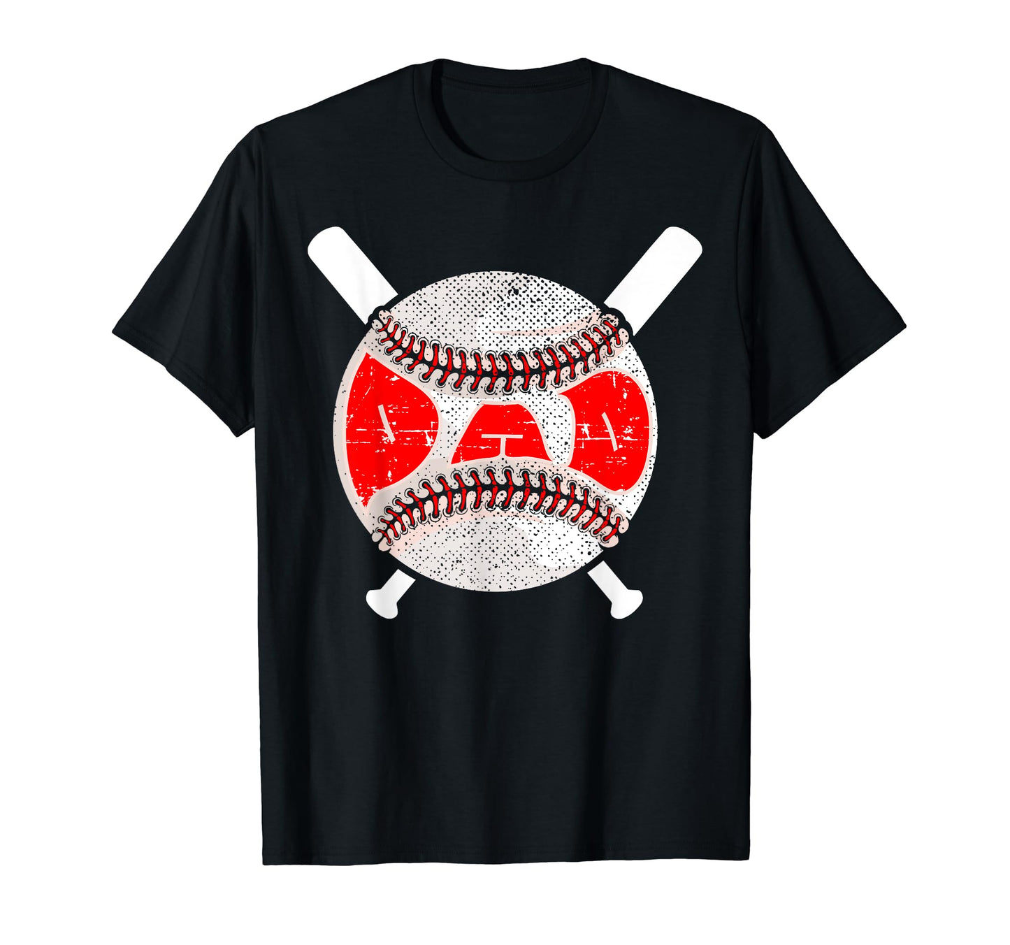 Baseball Dad Fathers Day Daddy T-Shirt - Casual Everyday Wear for Adults - T-Shirt, Sweatshirt, Hoodie