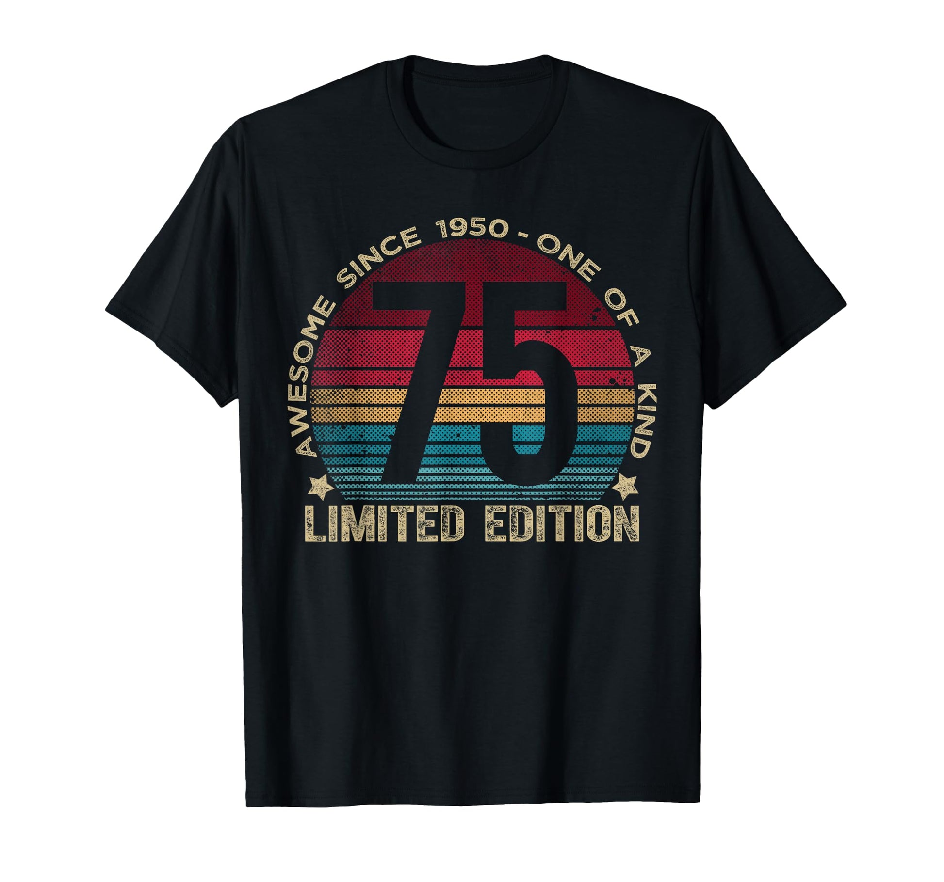 75 Year Old Gifts 1950 75Th Birthday T-Shirt - Unique Graphic Unisex - T-Shirt, Sweatshirt, Hoodie