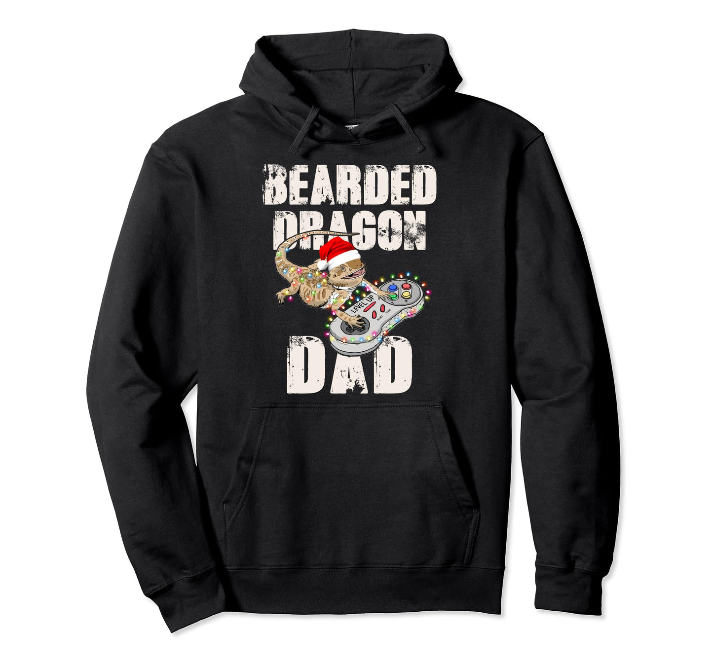 Bearded Dragon Dad Video Game Reptiles Hoodie - Graphic Print Men Women - T-Shirt, Sweatshirt, Hoodie