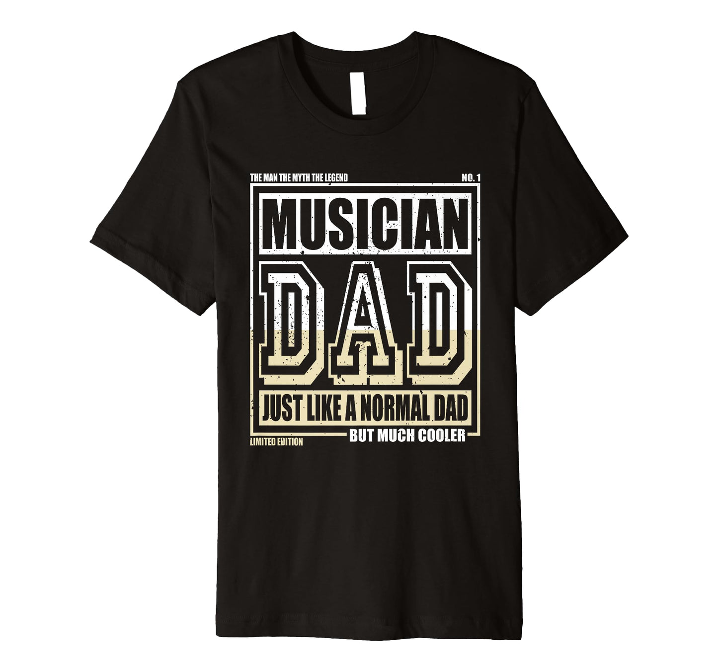 Like Normal Dad Father Musician T-Shirt - Minimalist Print Men Women - T-Shirt, Sweatshirt, Hoodie