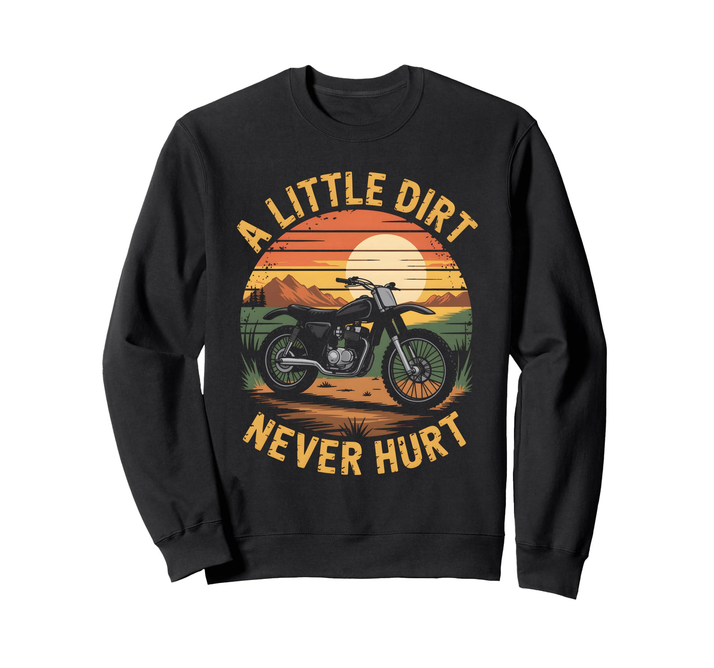 Biker Motorbiker Motorcyclist Sweatshirt - Casual Everyday Wear Men Women - T-Shirt, Sweatshirt, Hoodie