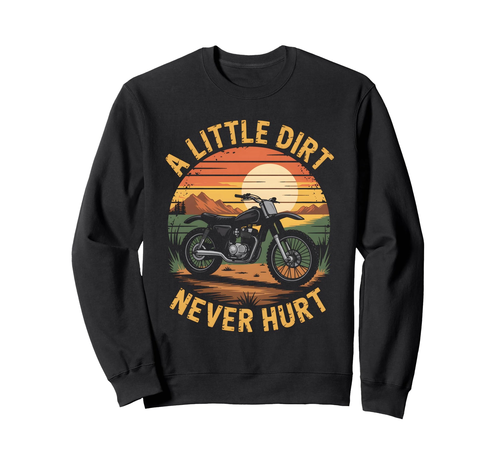 Biker Motorbiker Motorcyclist Sweatshirt - Casual Everyday Wear Men Women - T-Shirt, Sweatshirt, Hoodie